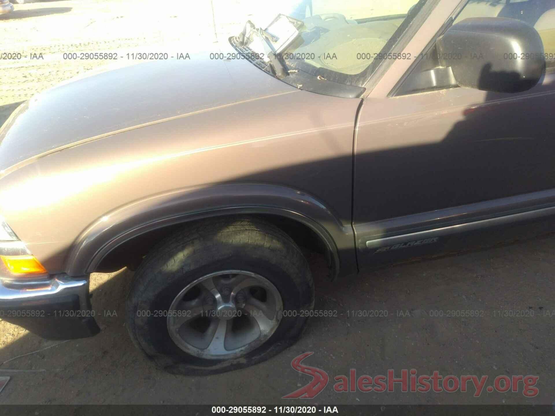 1GNCS13W8X2121202 1999 CHEVROLET BLAZER