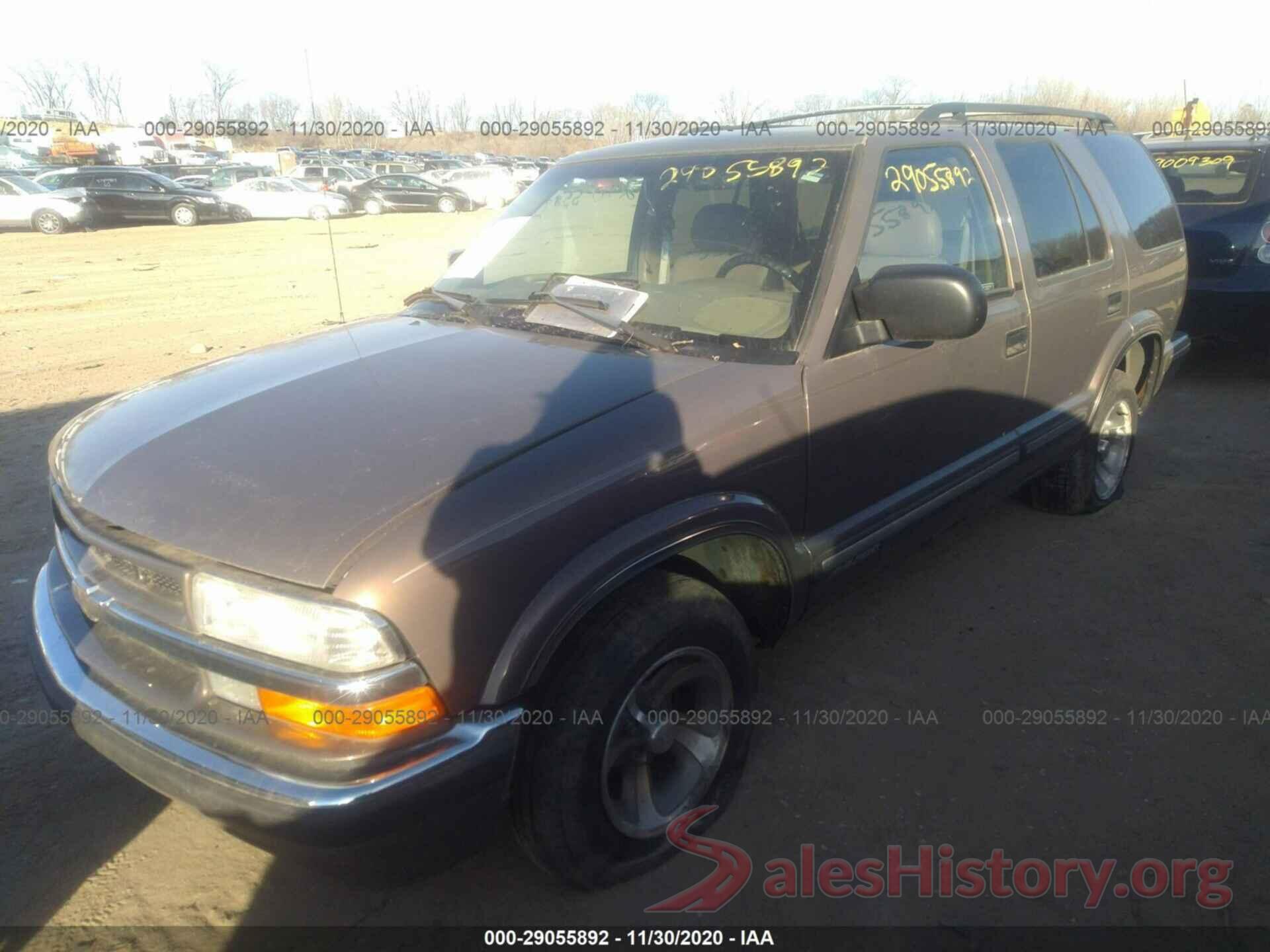 1GNCS13W8X2121202 1999 CHEVROLET BLAZER