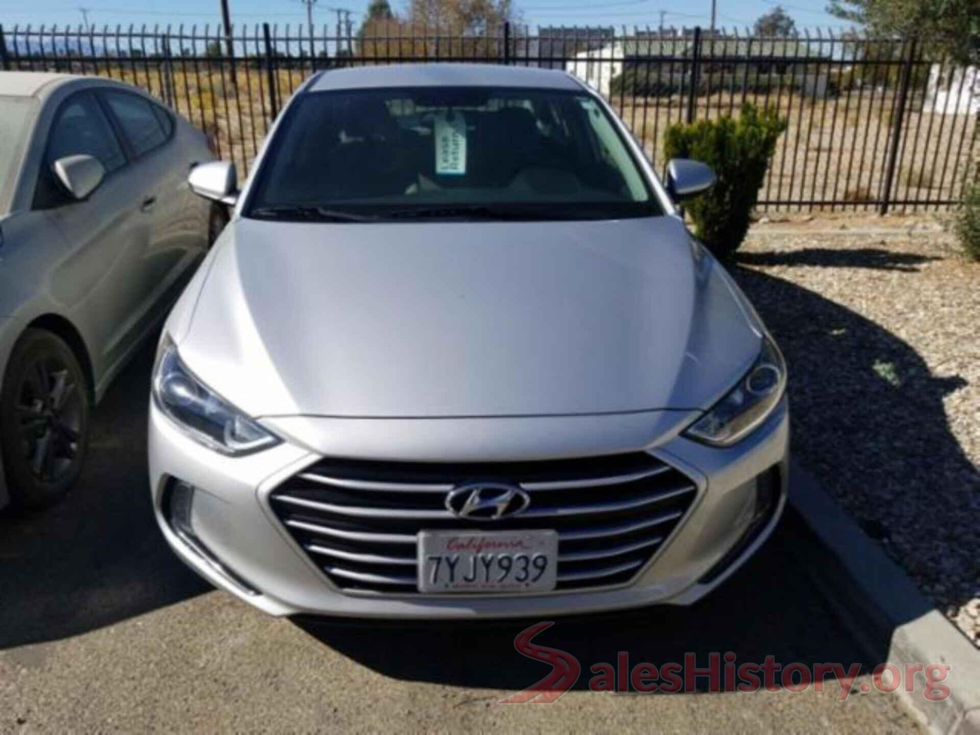 5NPD84LF7HH030872 2017 HYUNDAI ELANTRA