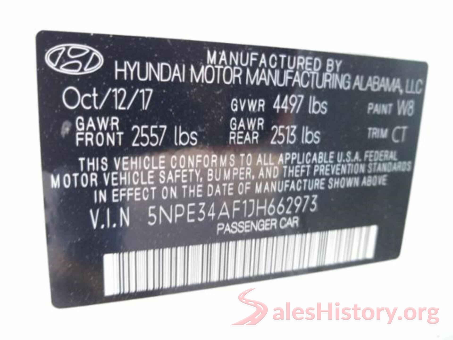 5NPE34AF1JH662973 2018 HYUNDAI SONATA