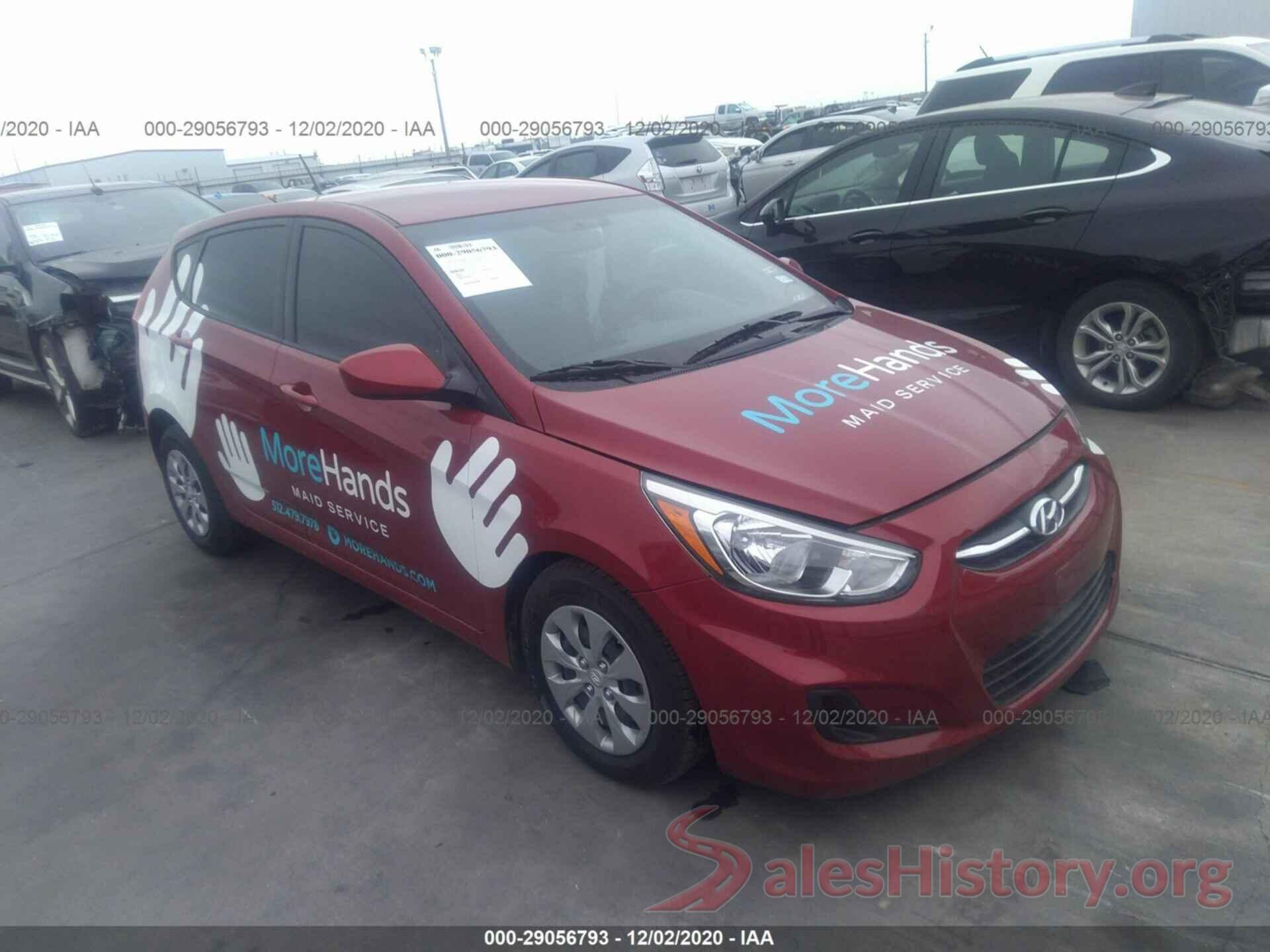 KMHCT5AE9HU365868 2017 HYUNDAI ACCENT