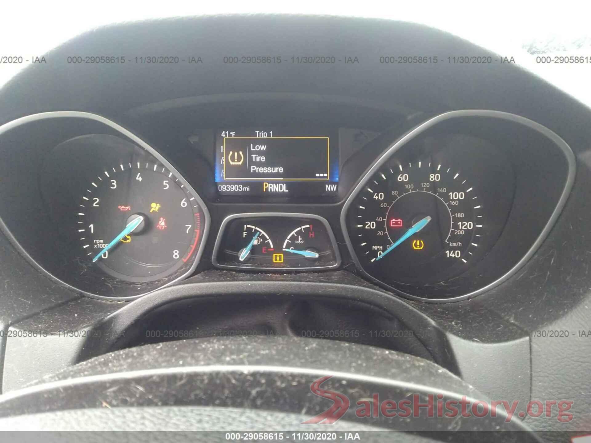 1FADP3F22GL337677 2016 FORD FOCUS