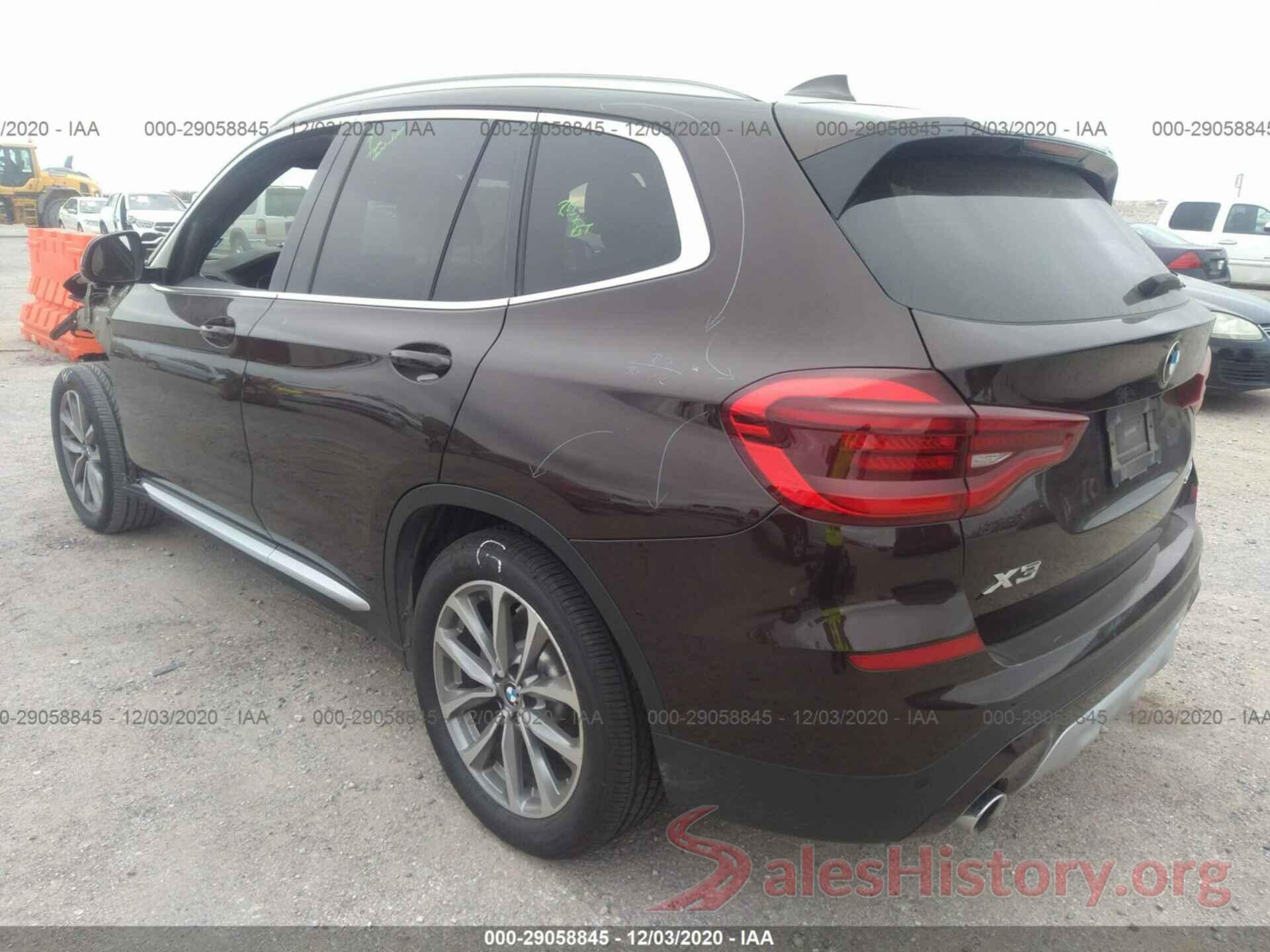 5UXTR7C59KLF32210 2019 BMW X3