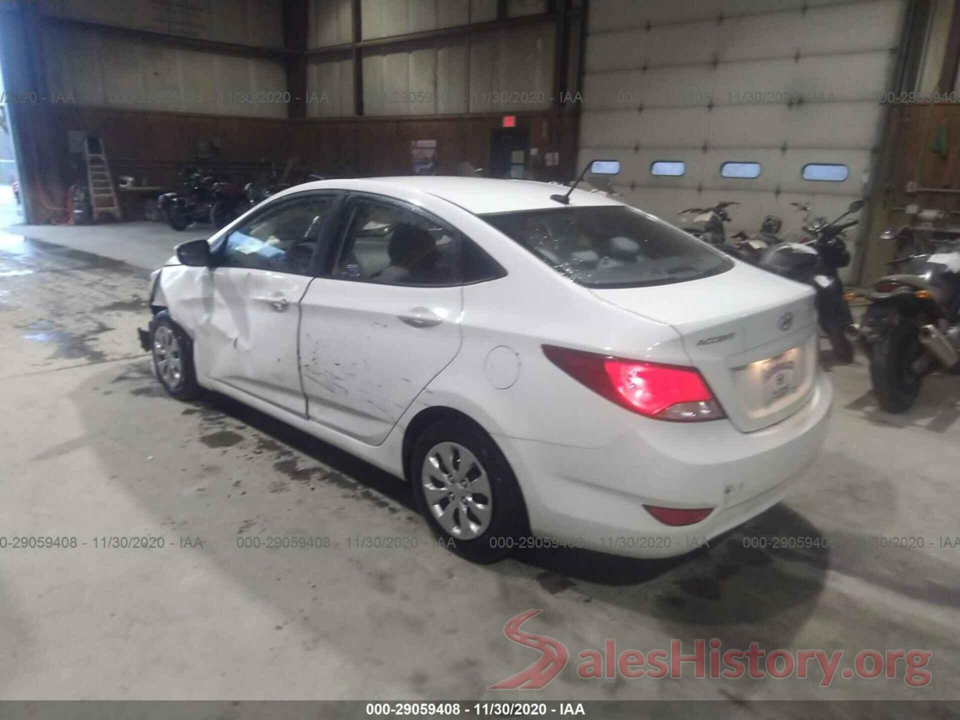 KMHCT4AE8GU138387 2016 HYUNDAI ACCENT