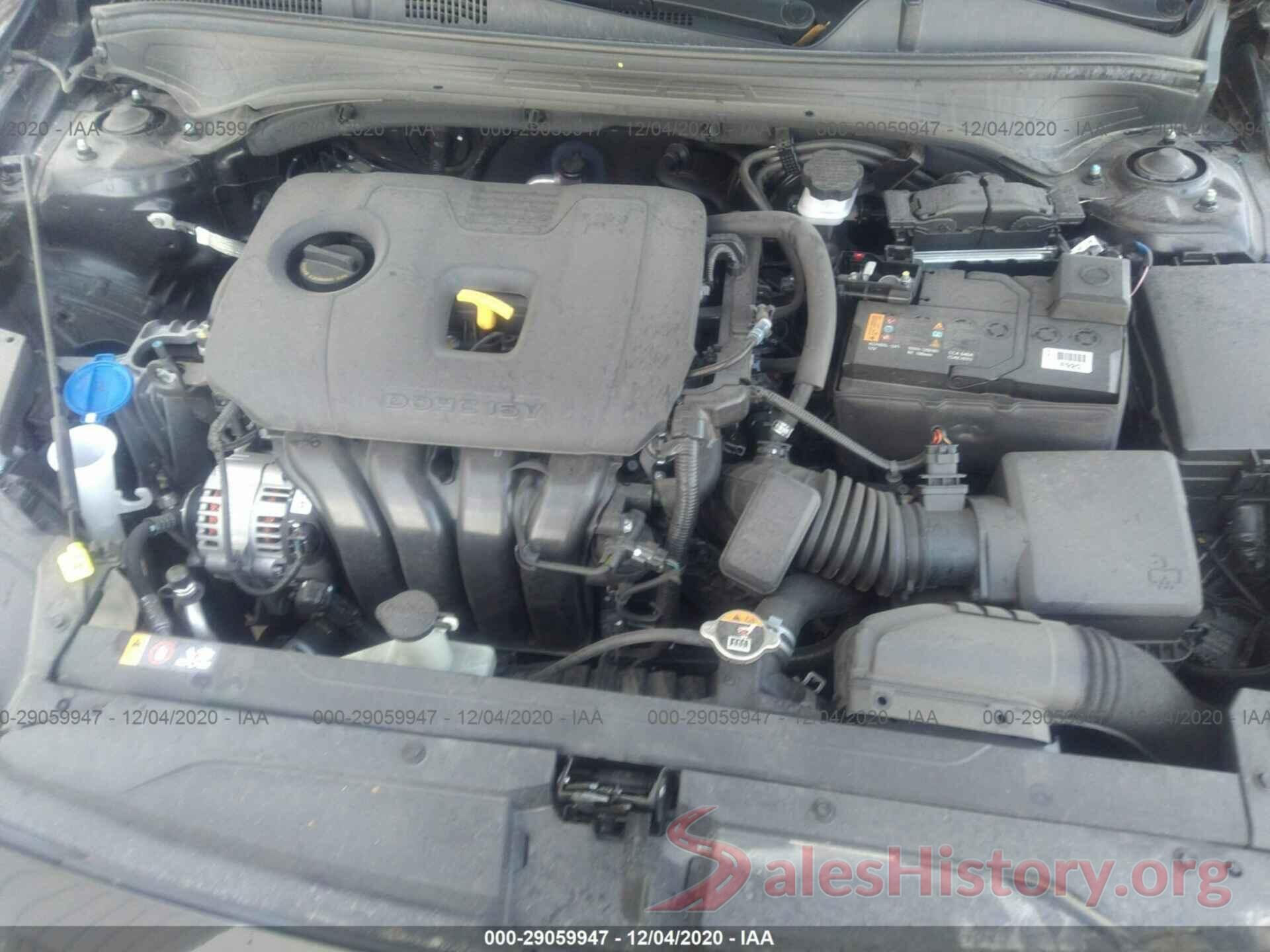 3KPF24AD4LE145485 2020 KIA FORTE