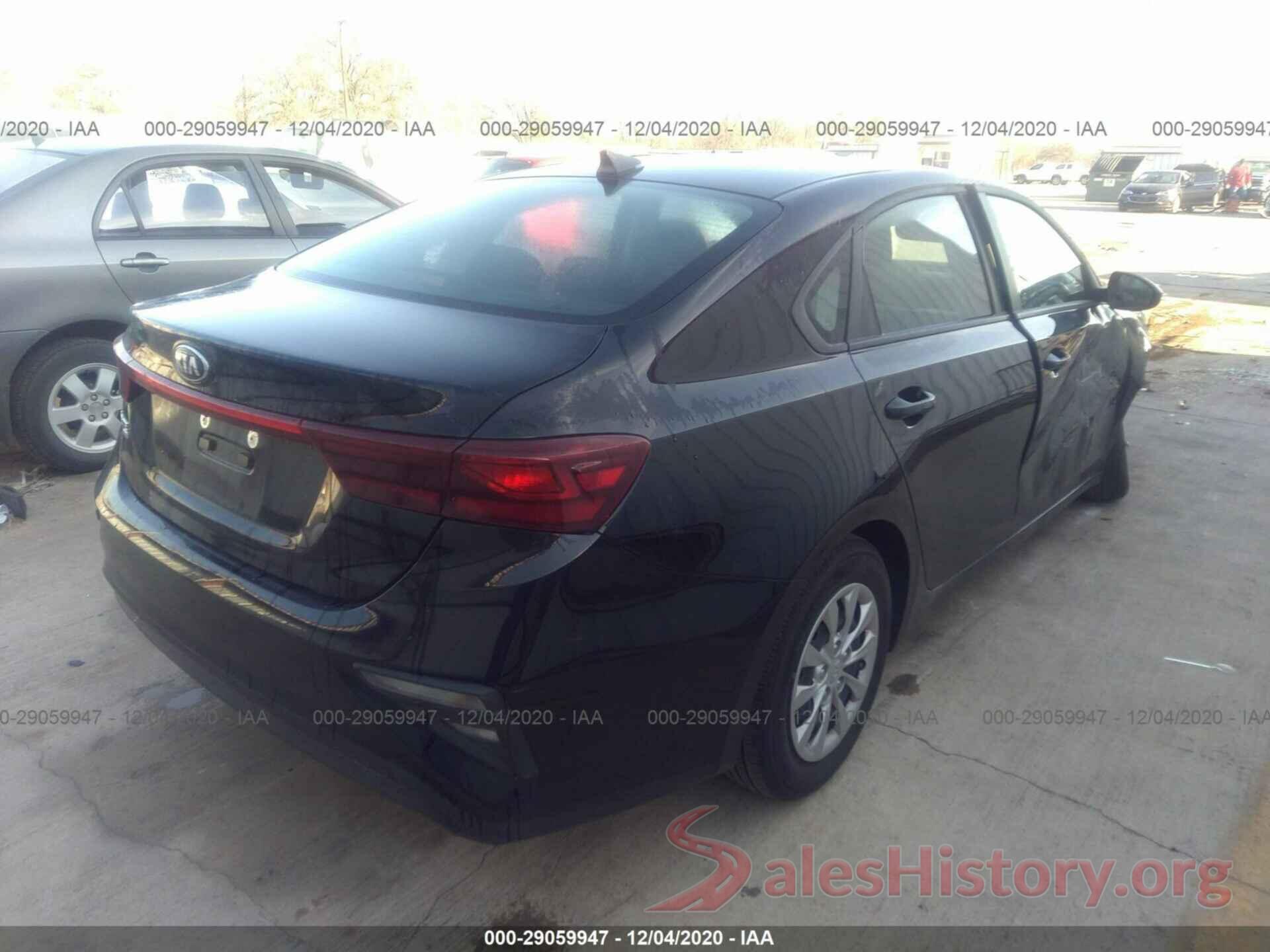 3KPF24AD4LE145485 2020 KIA FORTE