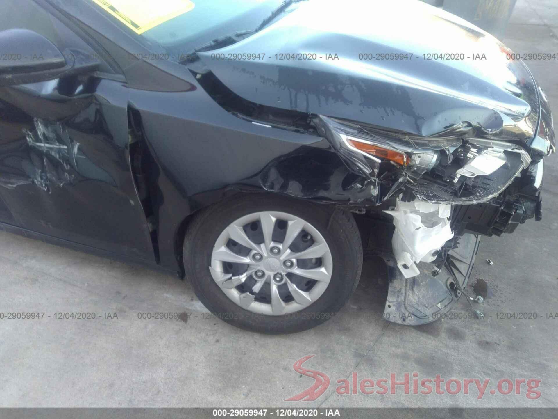 3KPF24AD4LE145485 2020 KIA FORTE