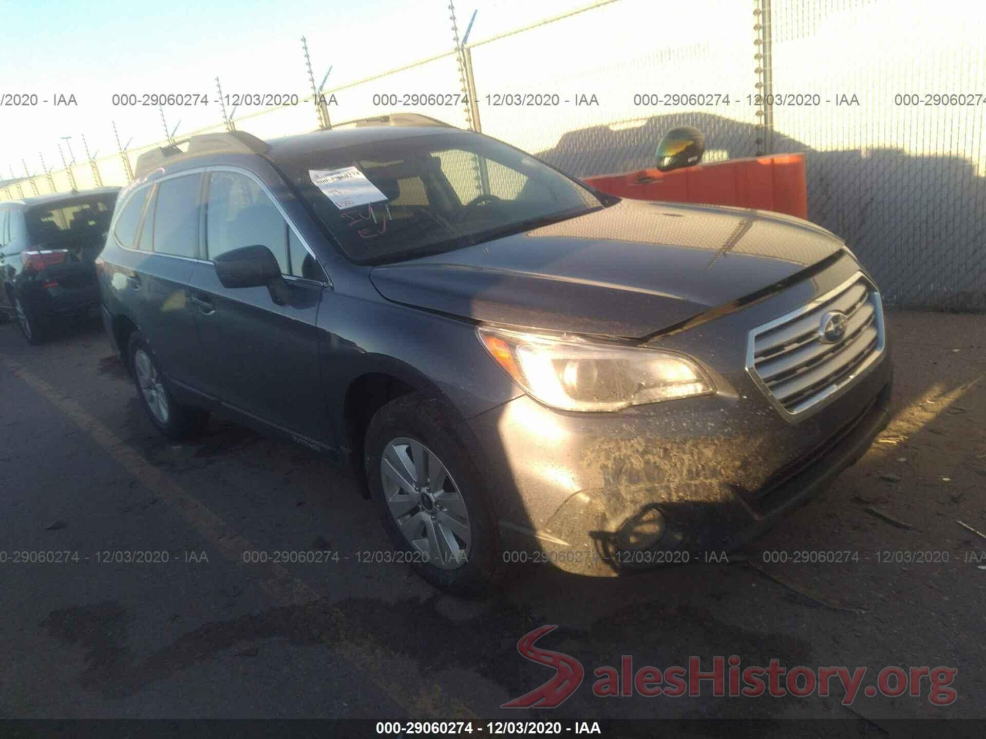 4S4BSACC2H3364277 2017 SUBARU OUTBACK