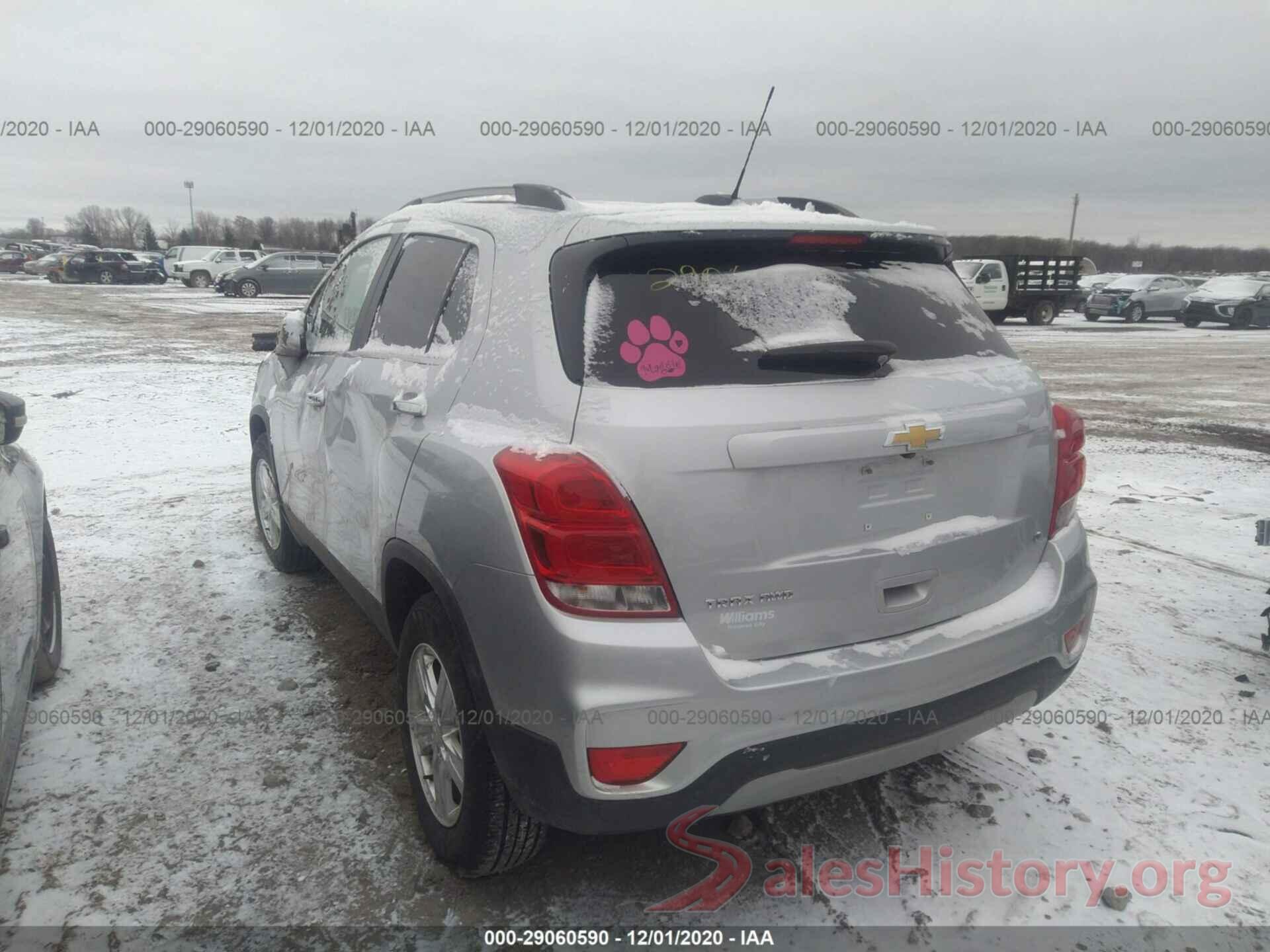 KL7CJPSBXKB838235 2019 CHEVROLET TRAX