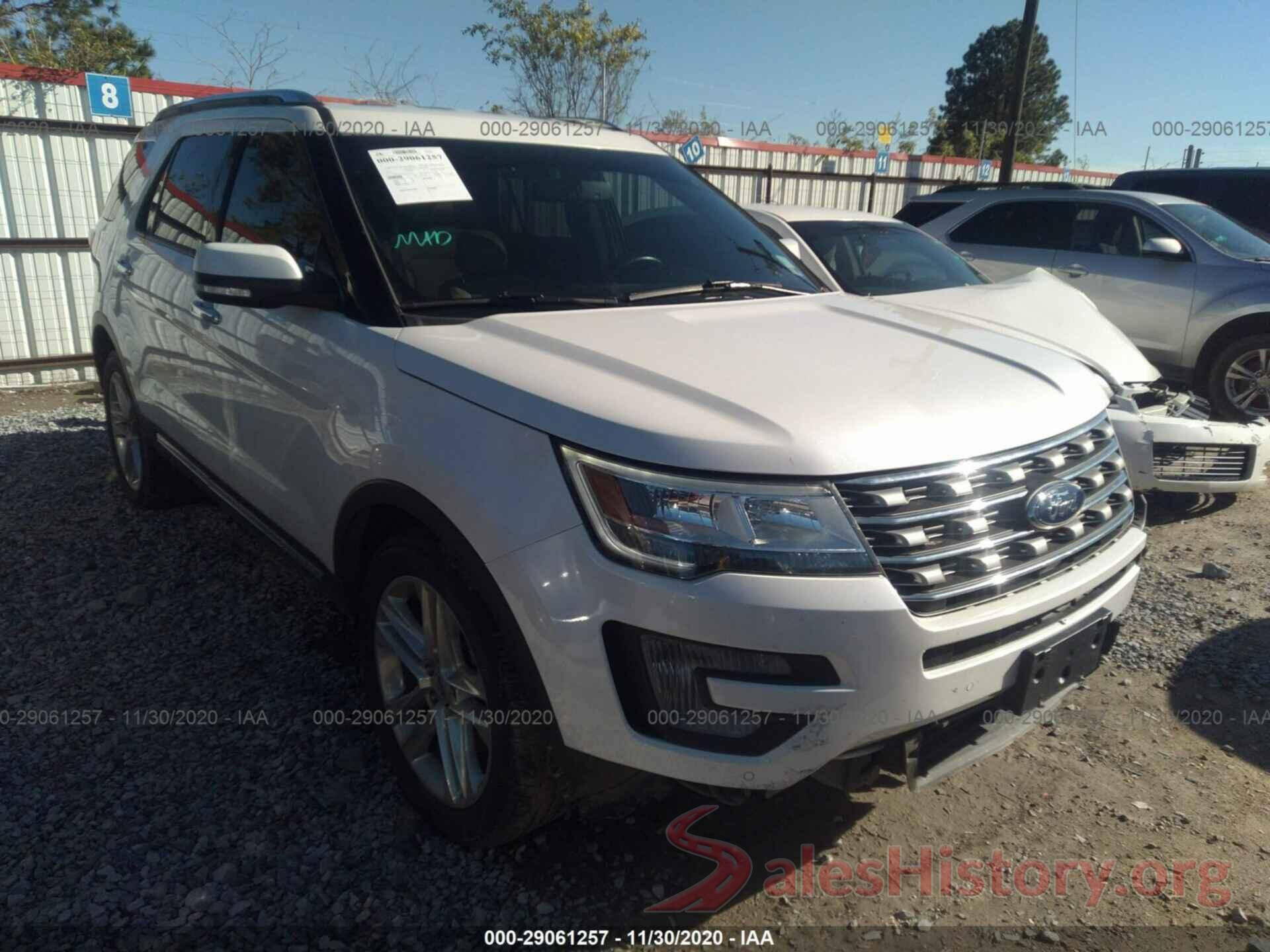 1FM5K7F83GGC64316 2016 FORD EXPLORER