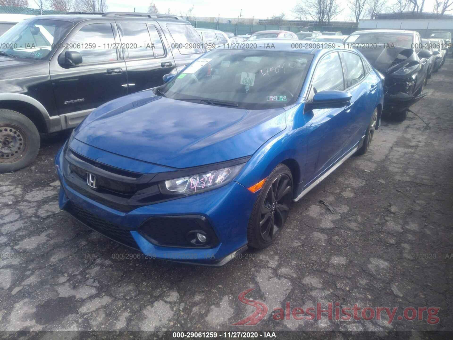 SHHFK7H44HU430288 2017 HONDA CIVIC HATCHBACK