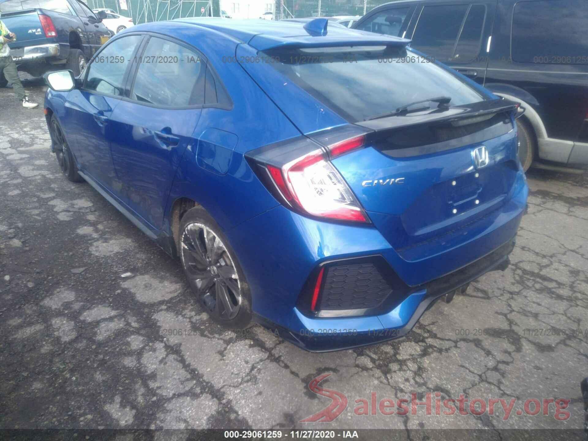 SHHFK7H44HU430288 2017 HONDA CIVIC HATCHBACK