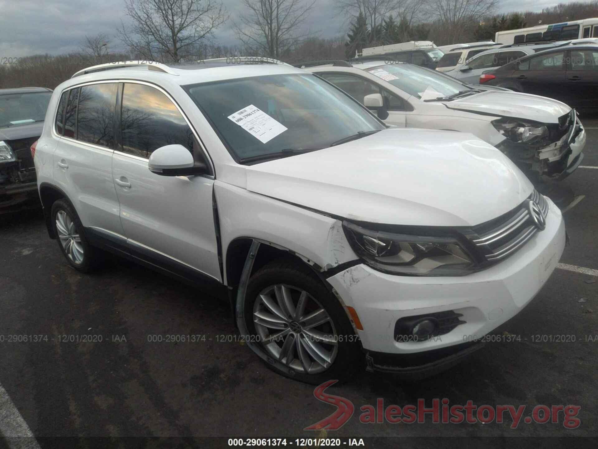 WVGBV7AXXGW571187 2016 VOLKSWAGEN TIGUAN