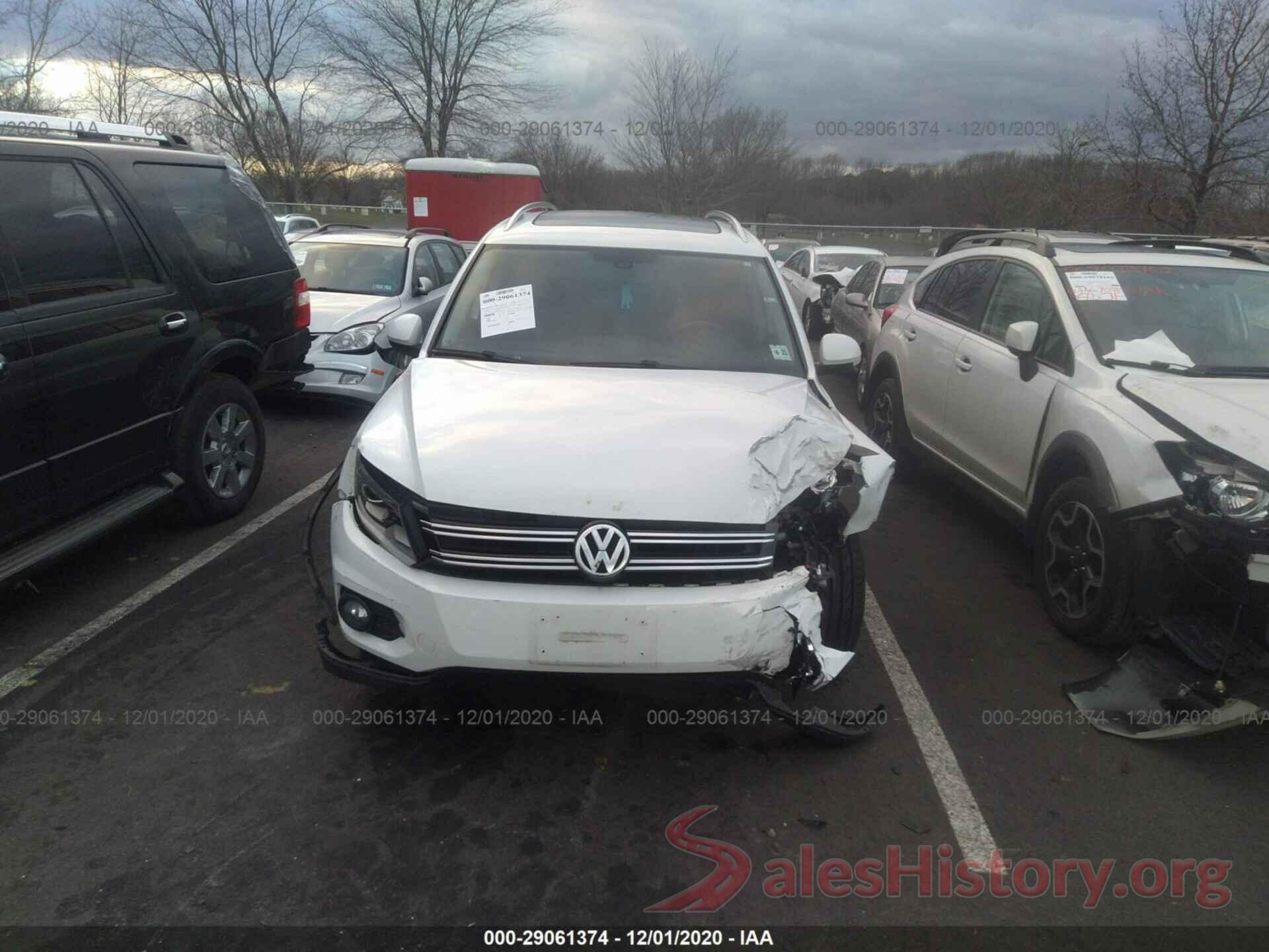 WVGBV7AXXGW571187 2016 VOLKSWAGEN TIGUAN