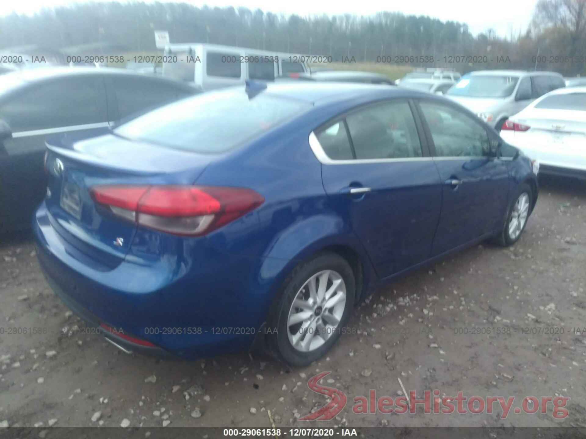 3KPFL4A71HE099614 2017 KIA FORTE