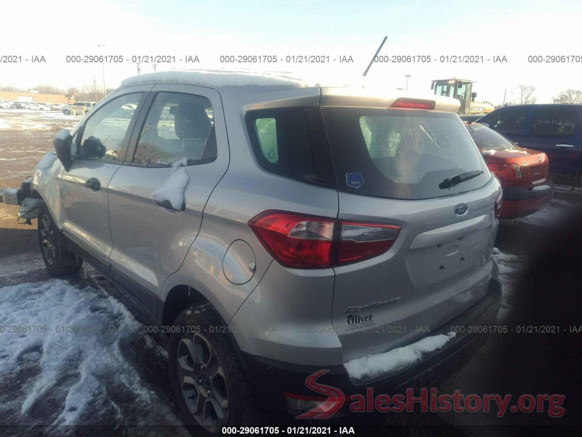 MAJ6S3FLXKC295638 2019 FORD ECOSPORT