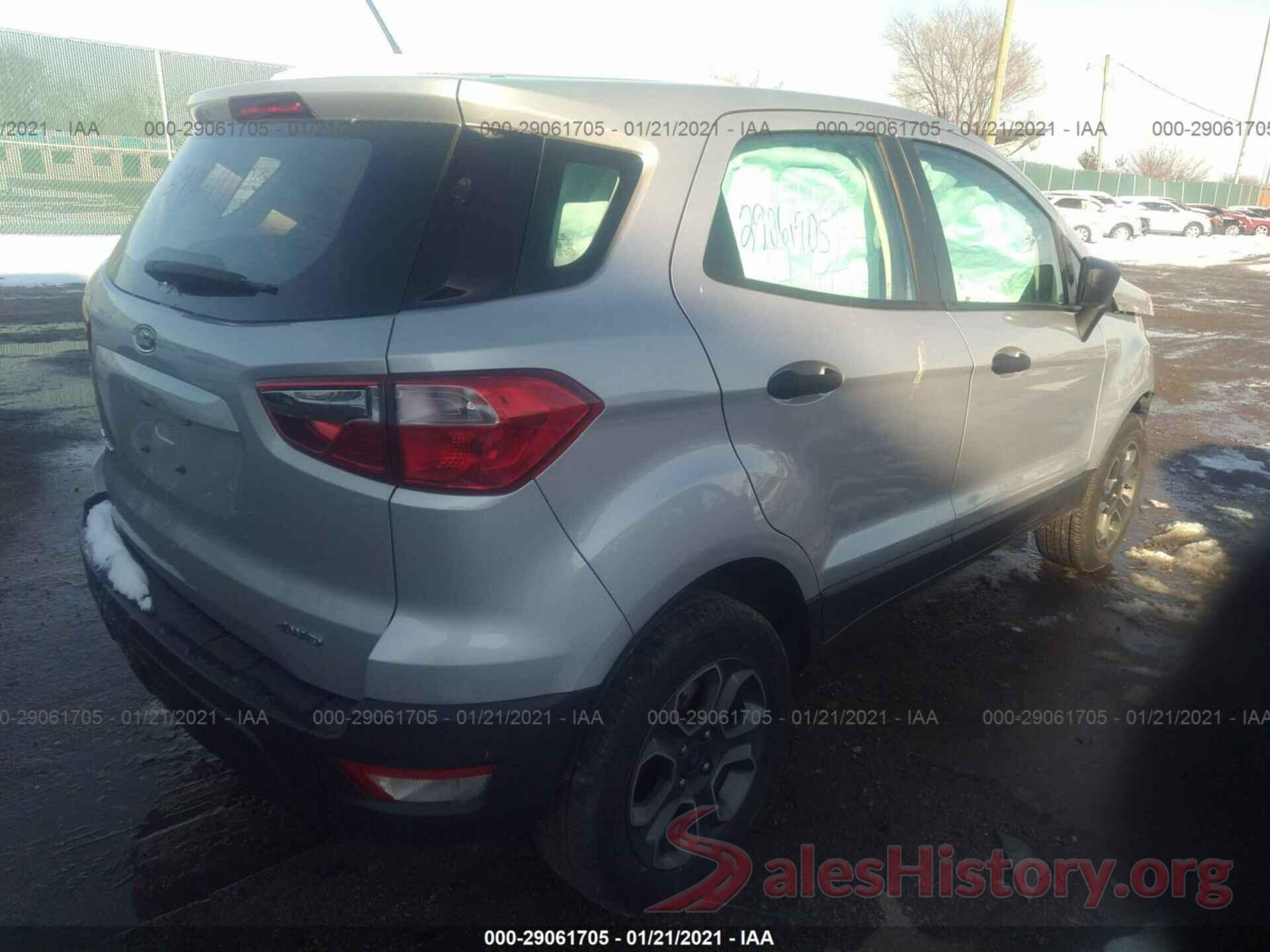 MAJ6S3FLXKC295638 2019 FORD ECOSPORT