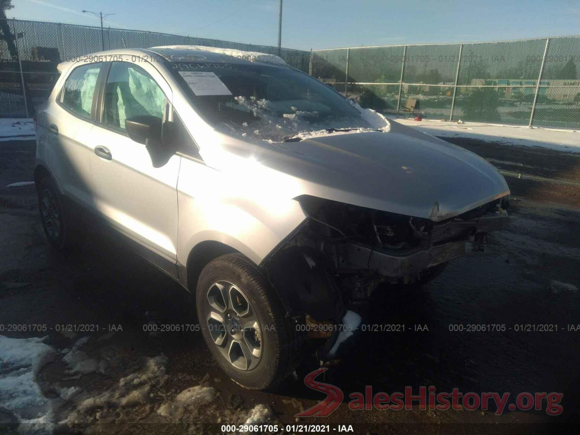 MAJ6S3FLXKC295638 2019 FORD ECOSPORT