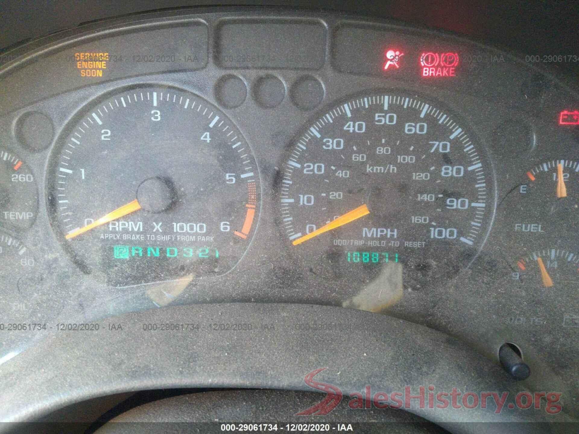 1GNCS18W9YK176896 2000 CHEVROLET BLAZER