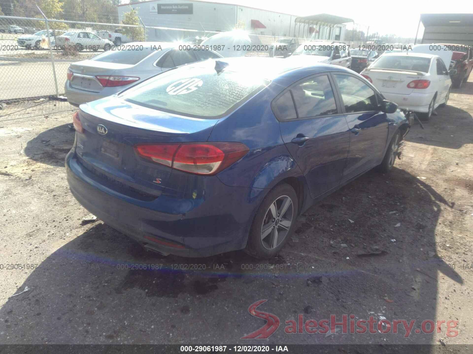 3KPFL4A70JE242963 2018 KIA FORTE