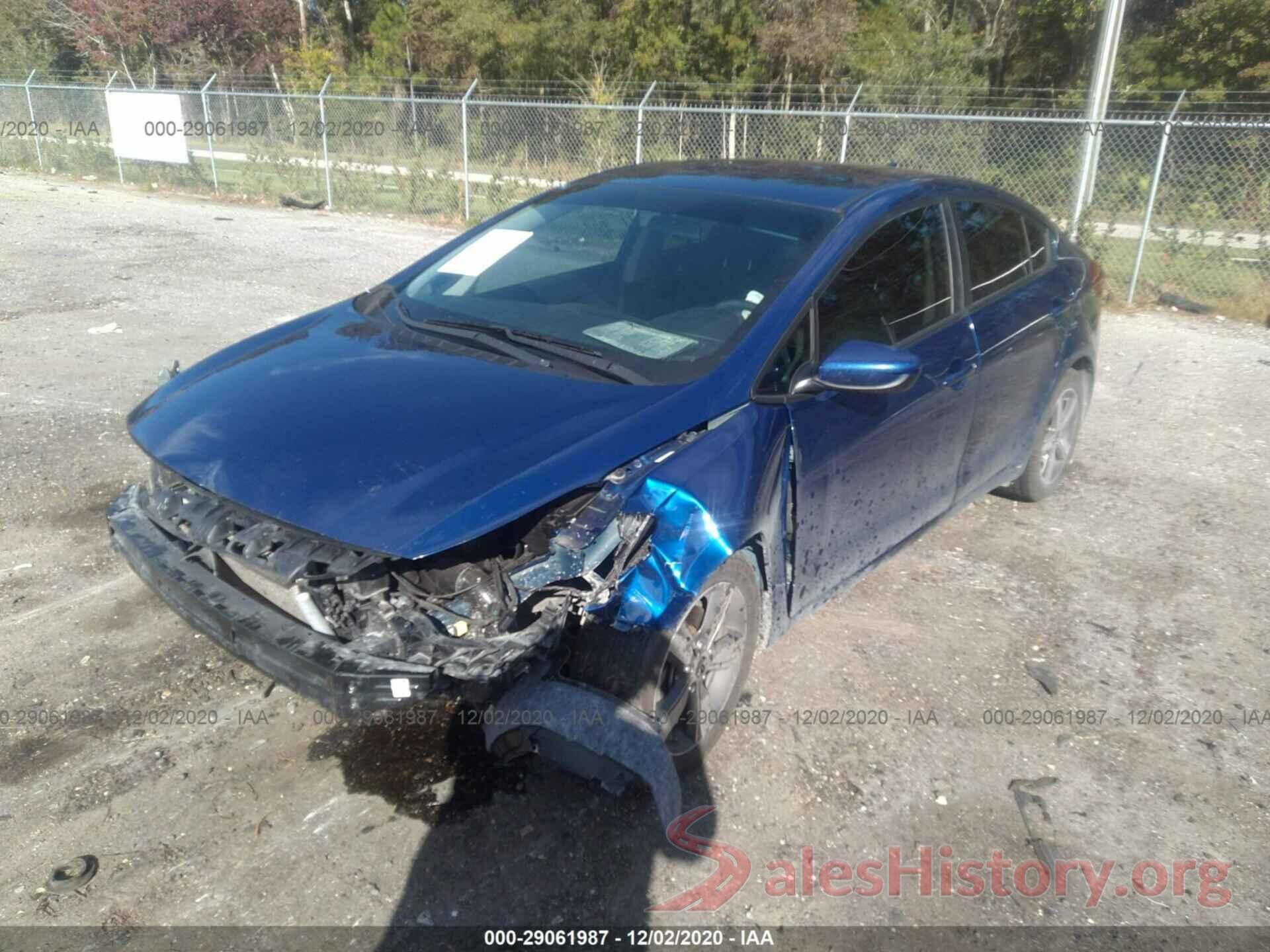 3KPFL4A70JE242963 2018 KIA FORTE