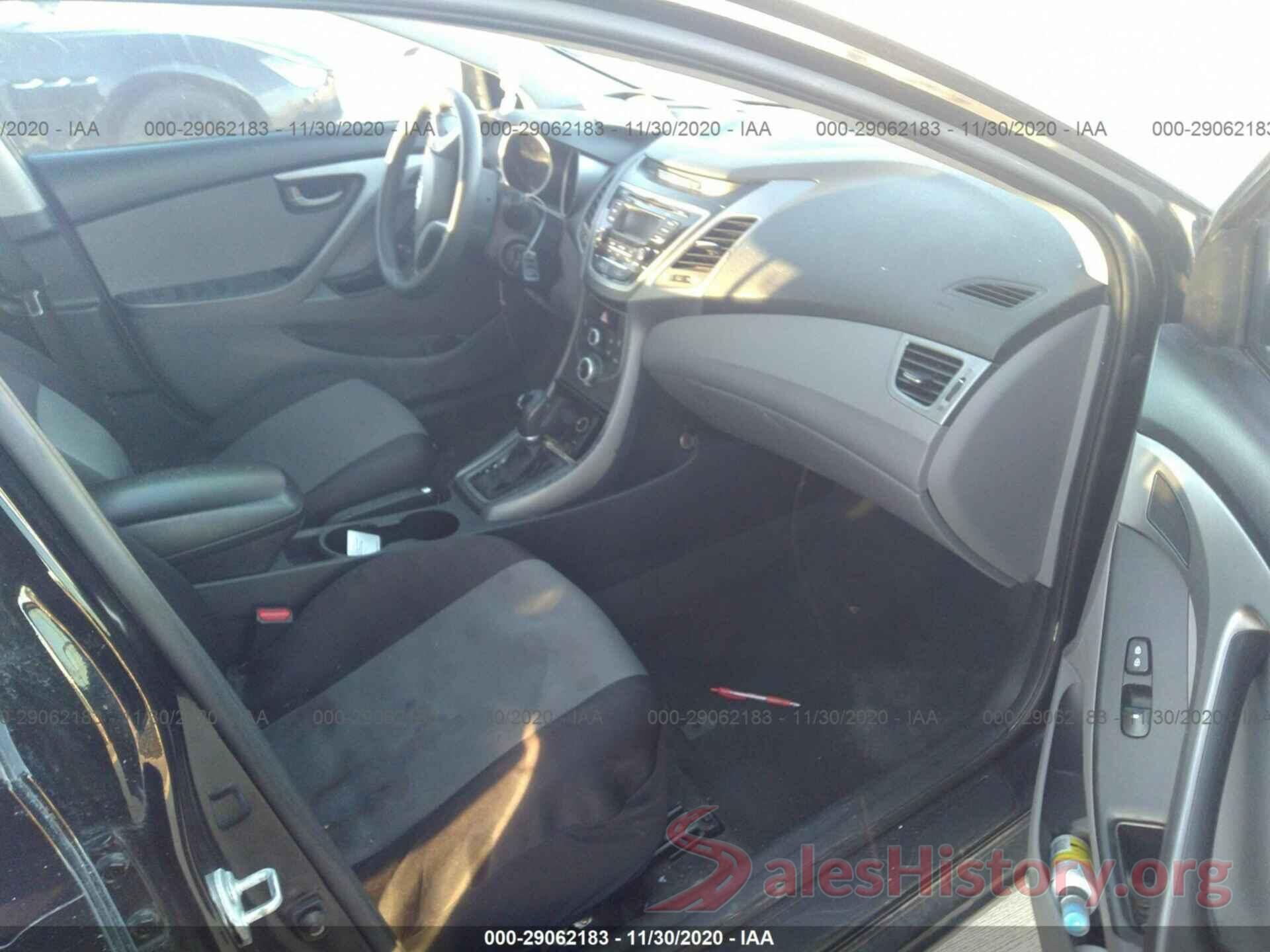 KMHDH4AE8GU628477 2016 HYUNDAI ELANTRA