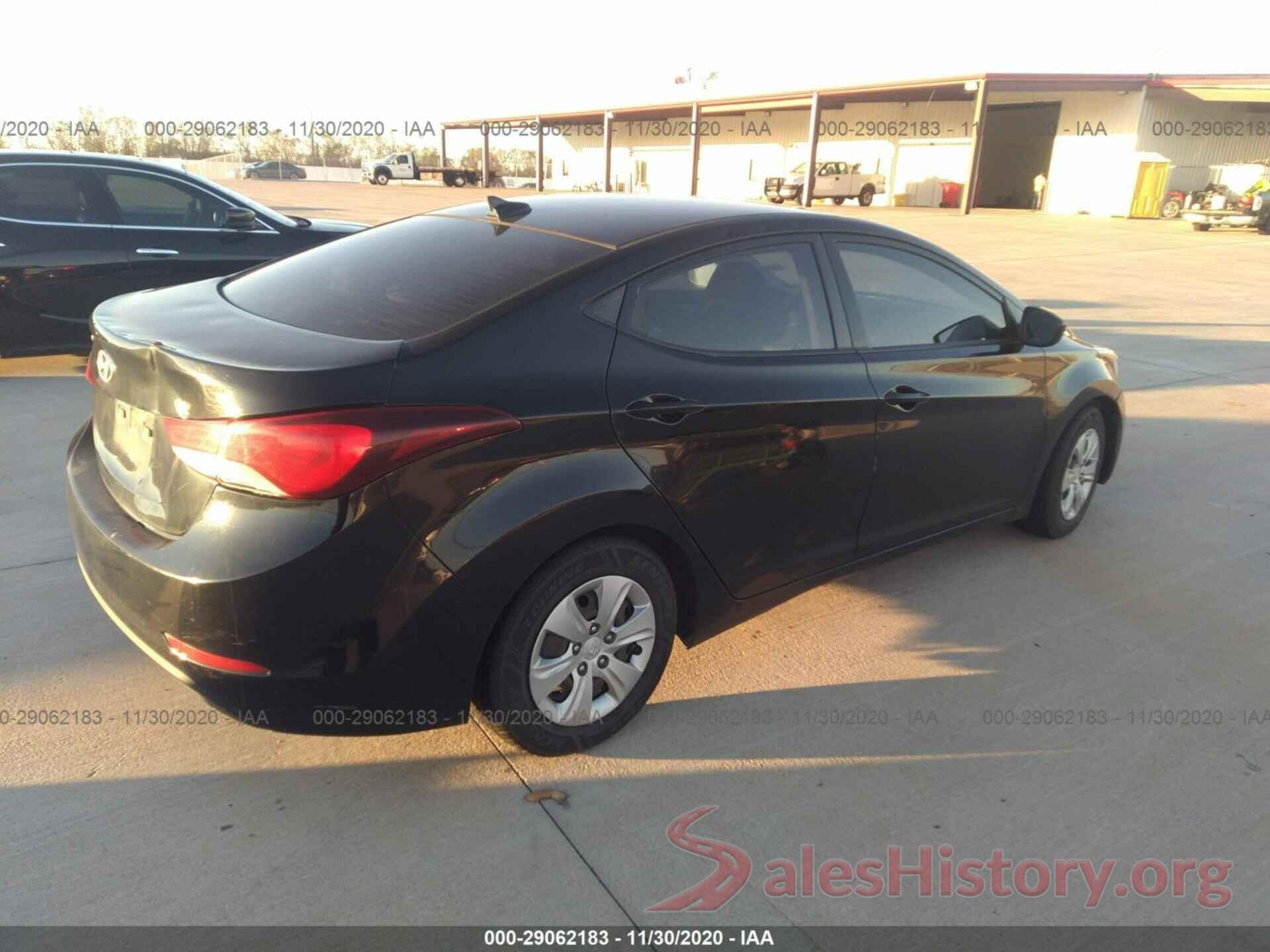 KMHDH4AE8GU628477 2016 HYUNDAI ELANTRA