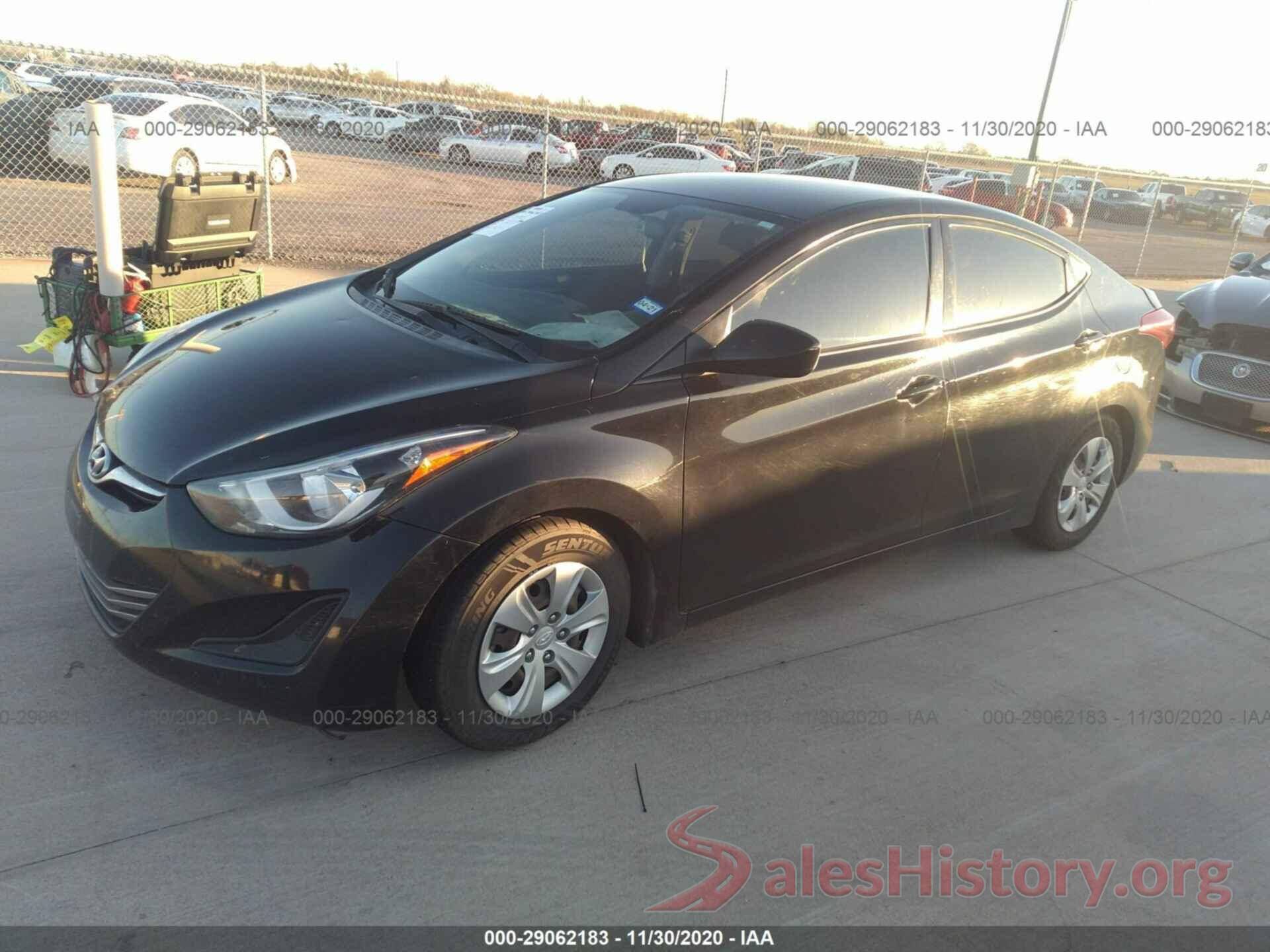 KMHDH4AE8GU628477 2016 HYUNDAI ELANTRA