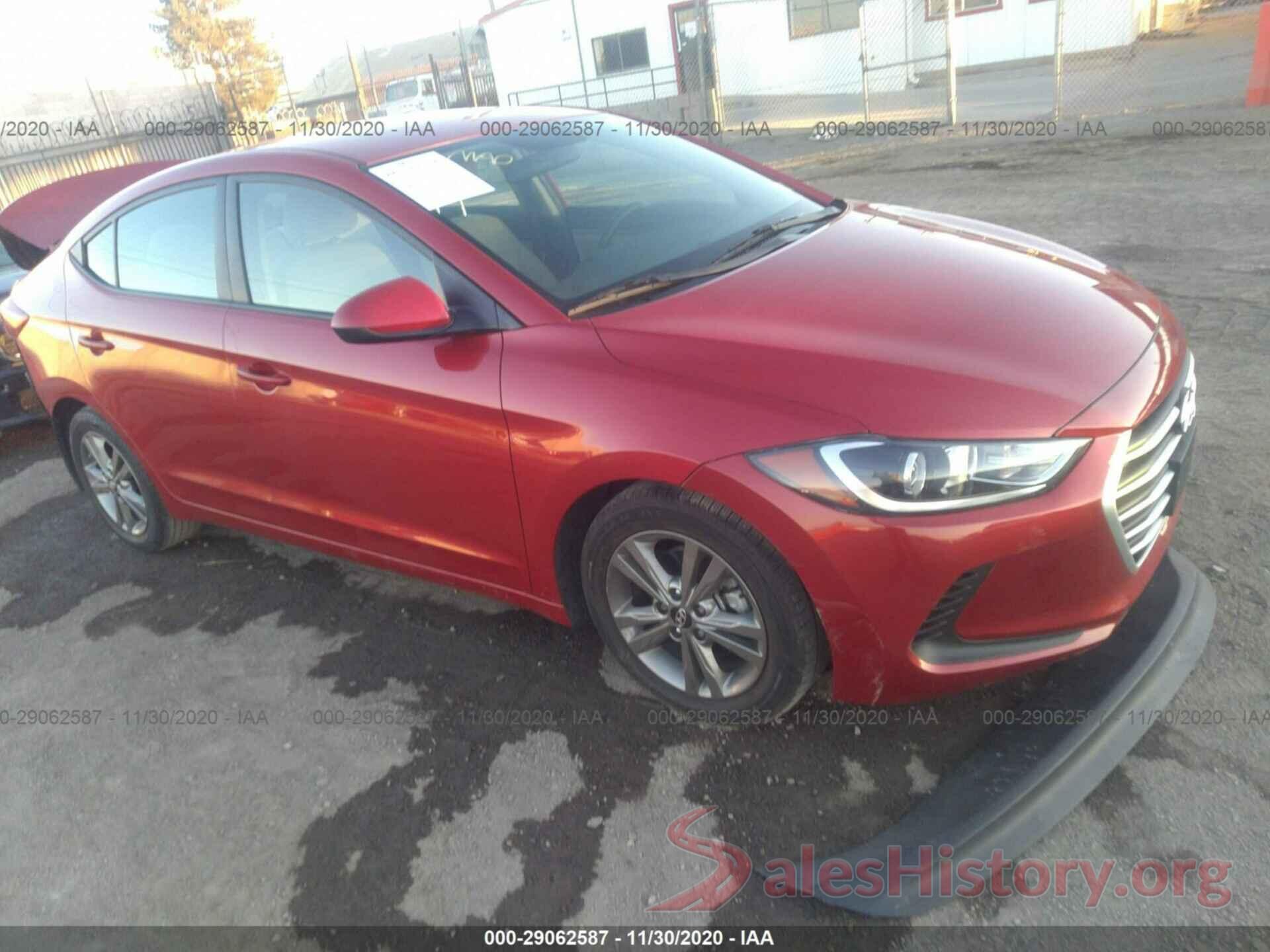 5NPD84LF7HH184997 2017 HYUNDAI ELANTRA