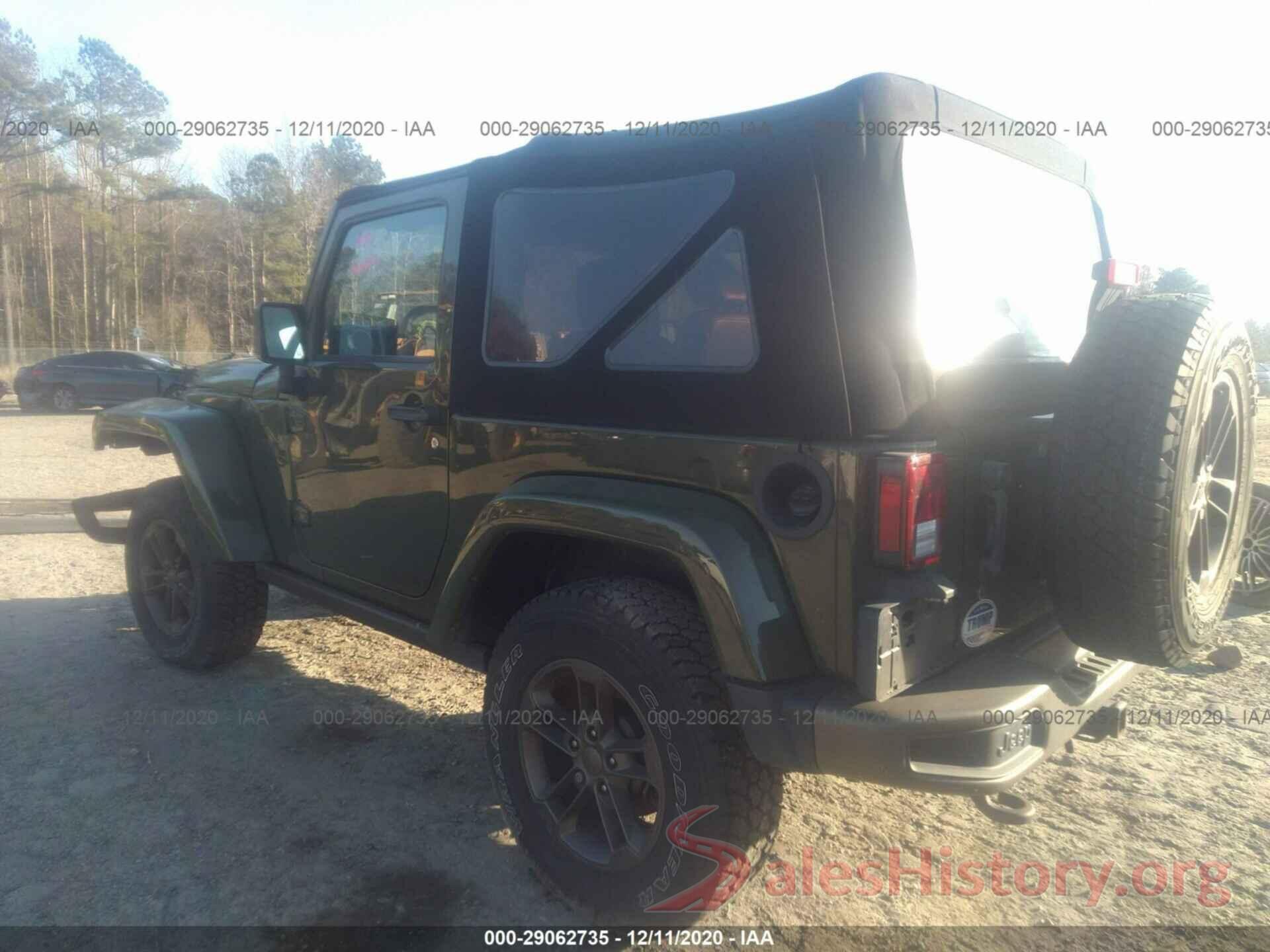 1C4AJWBG3GL260111 2016 JEEP WRANGLER