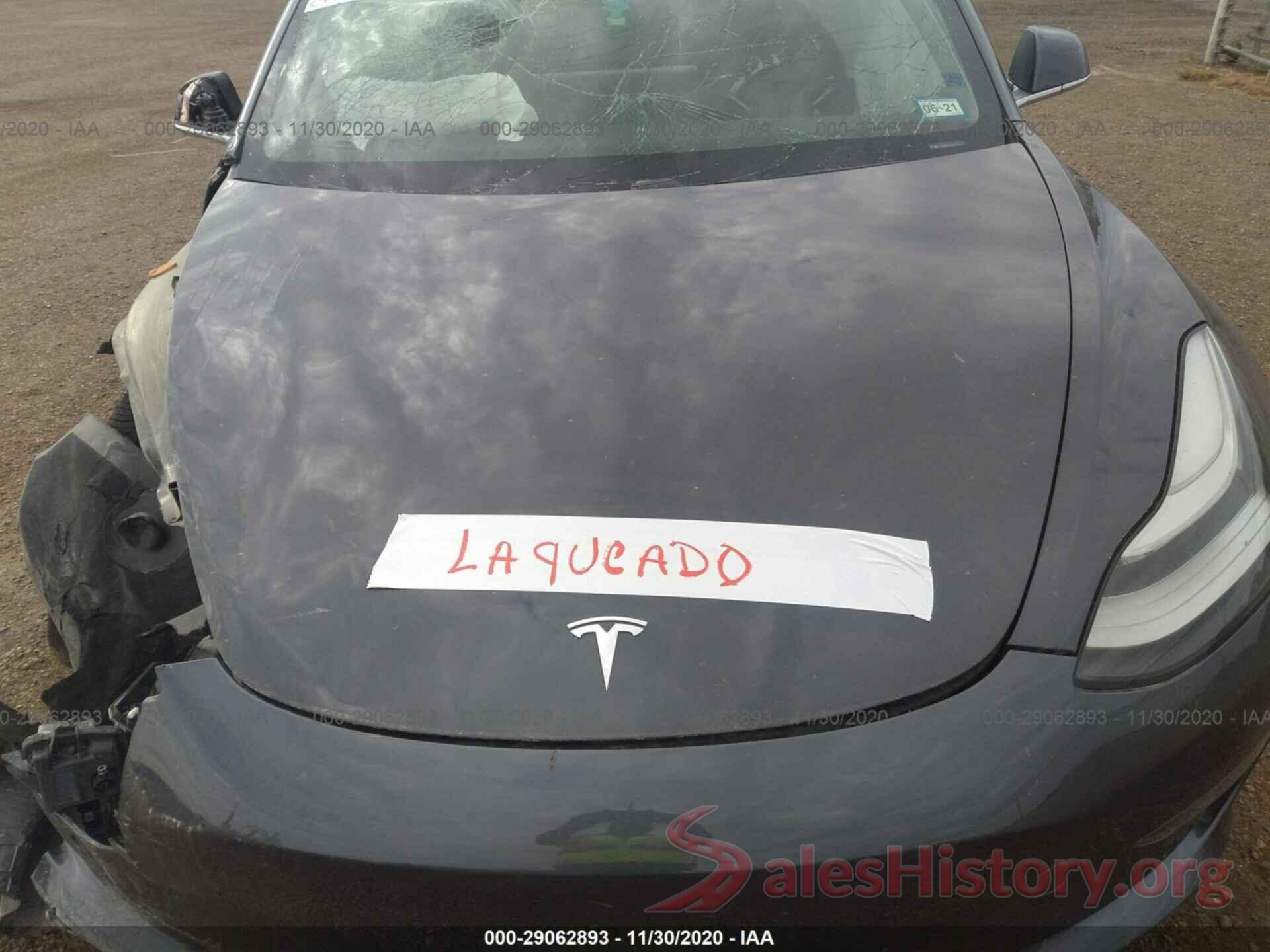 5YJ3E1EB5KF390323 2019 TESLA MODEL 3