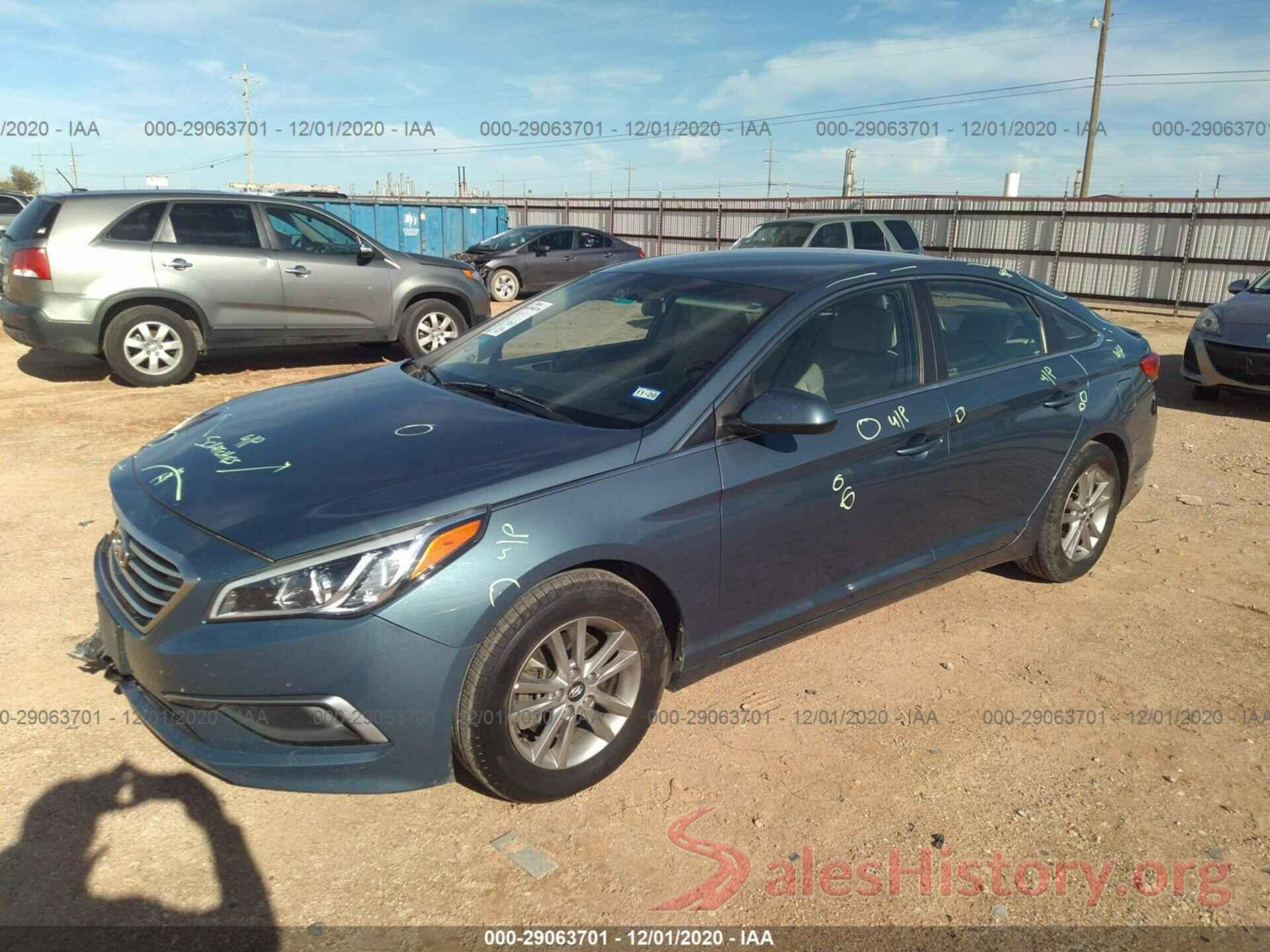 5NPE24AF3GH402019 2016 HYUNDAI SONATA