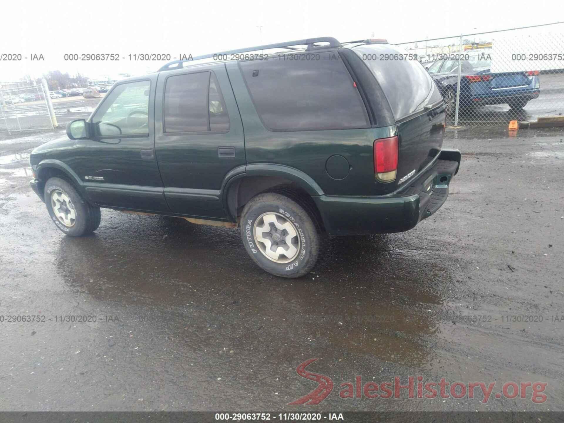 1GNDT13X54K150548 2004 CHEVROLET BLAZER