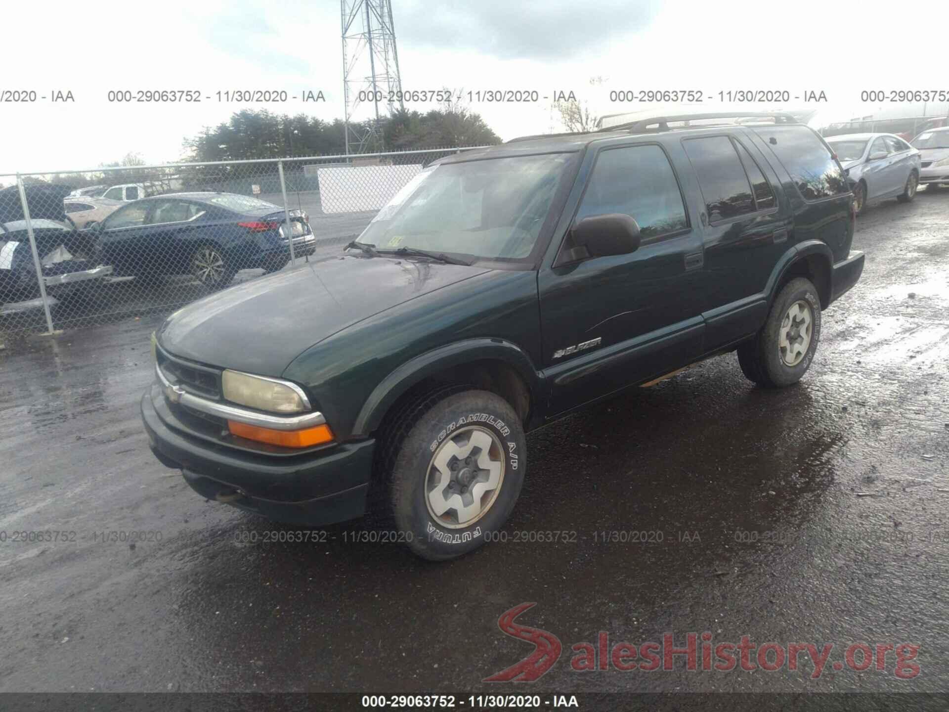 1GNDT13X54K150548 2004 CHEVROLET BLAZER