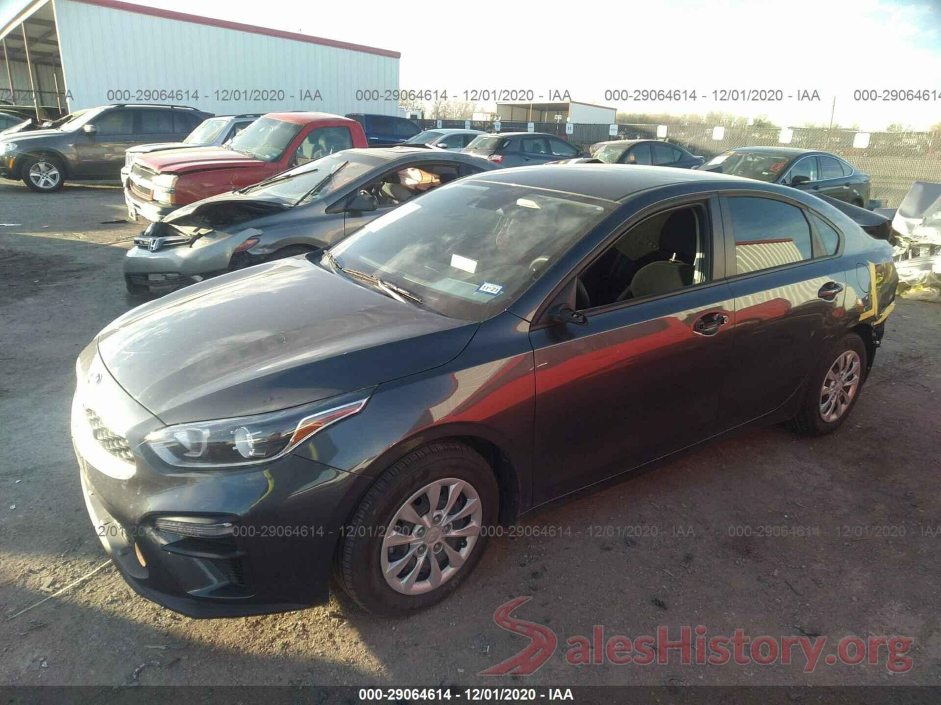 3KPF24AD0LE172893 2020 KIA FORTE