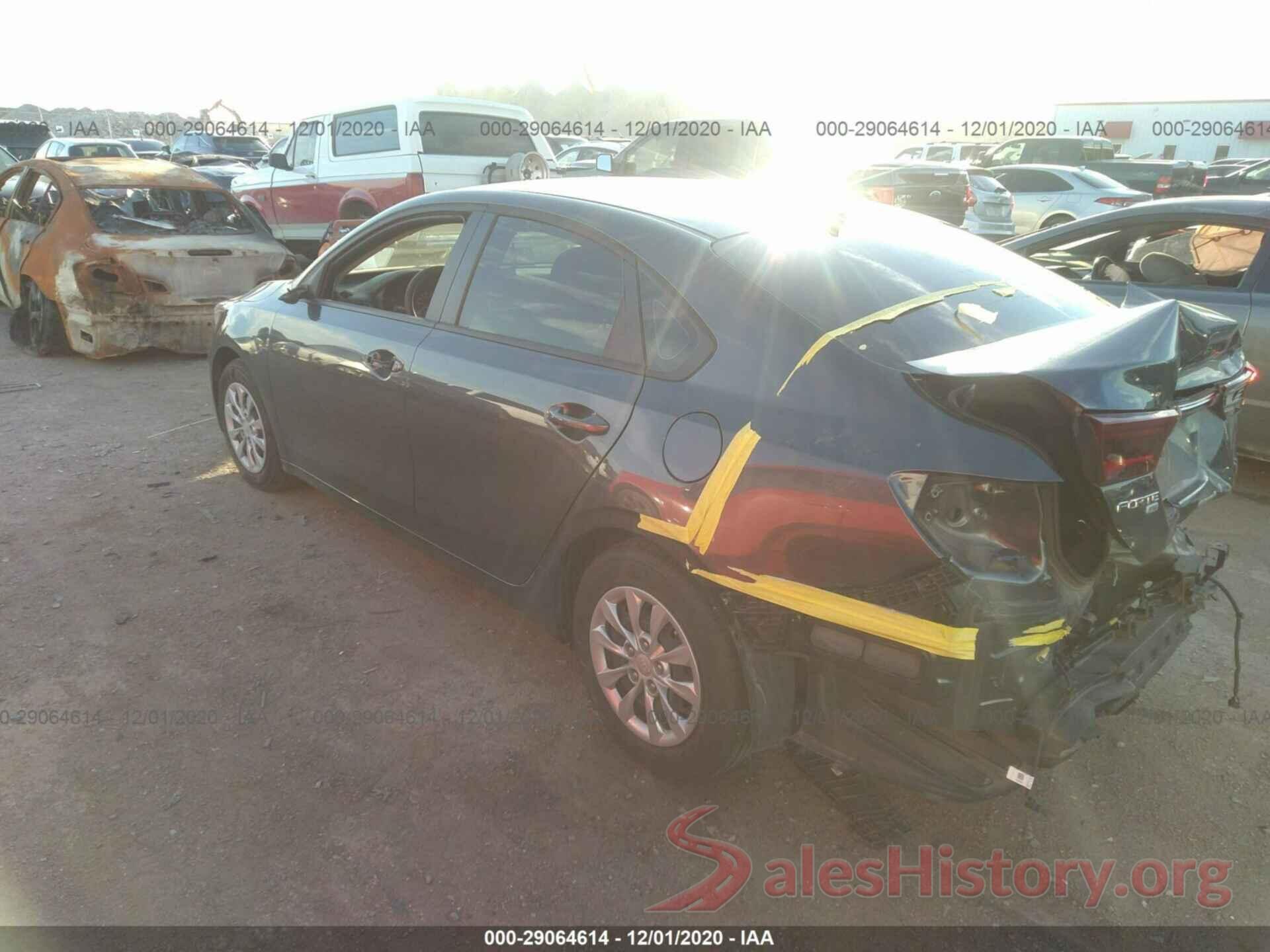 3KPF24AD0LE172893 2020 KIA FORTE