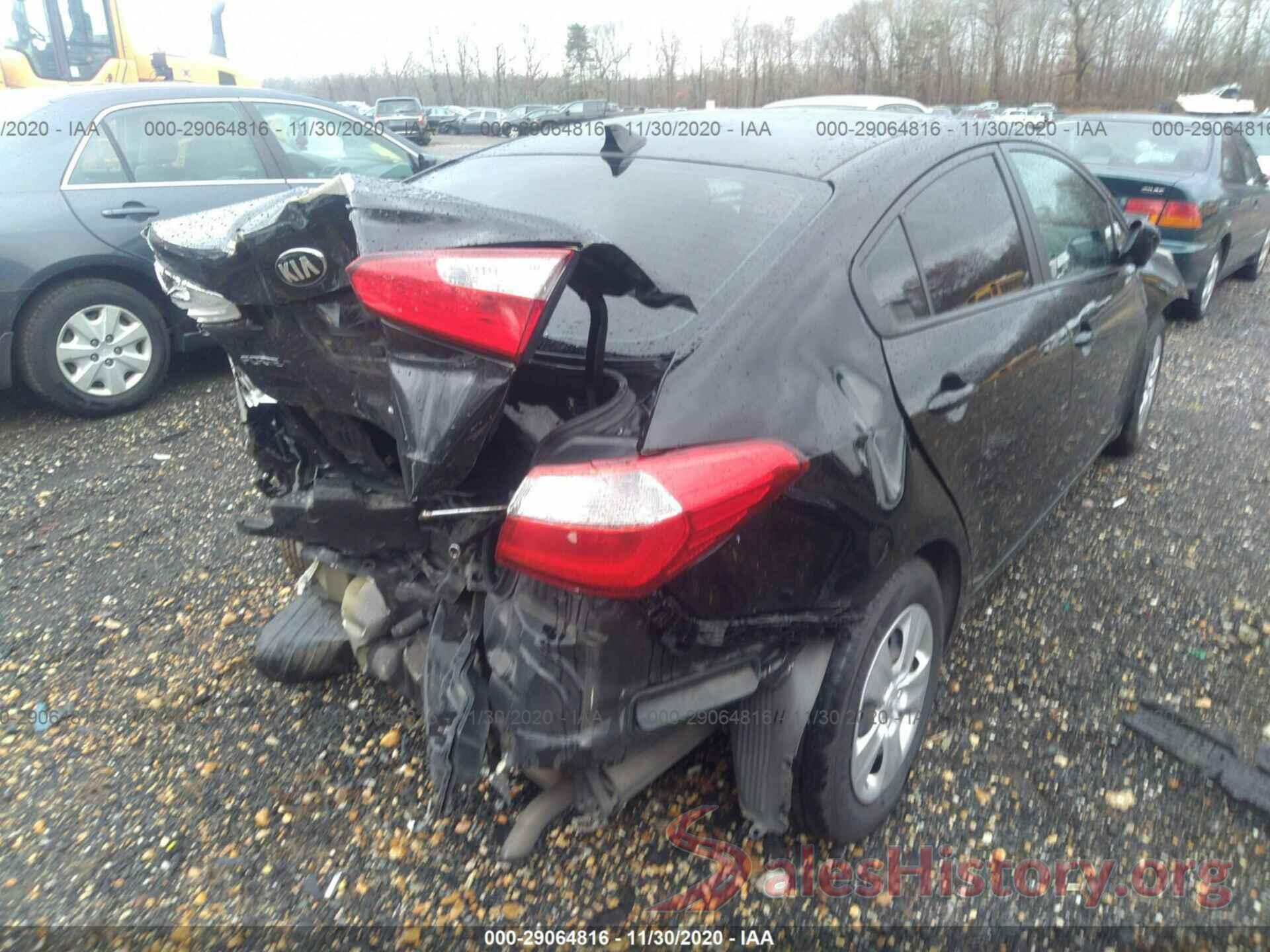 KNAFK4A62G5458258 2016 KIA FORTE