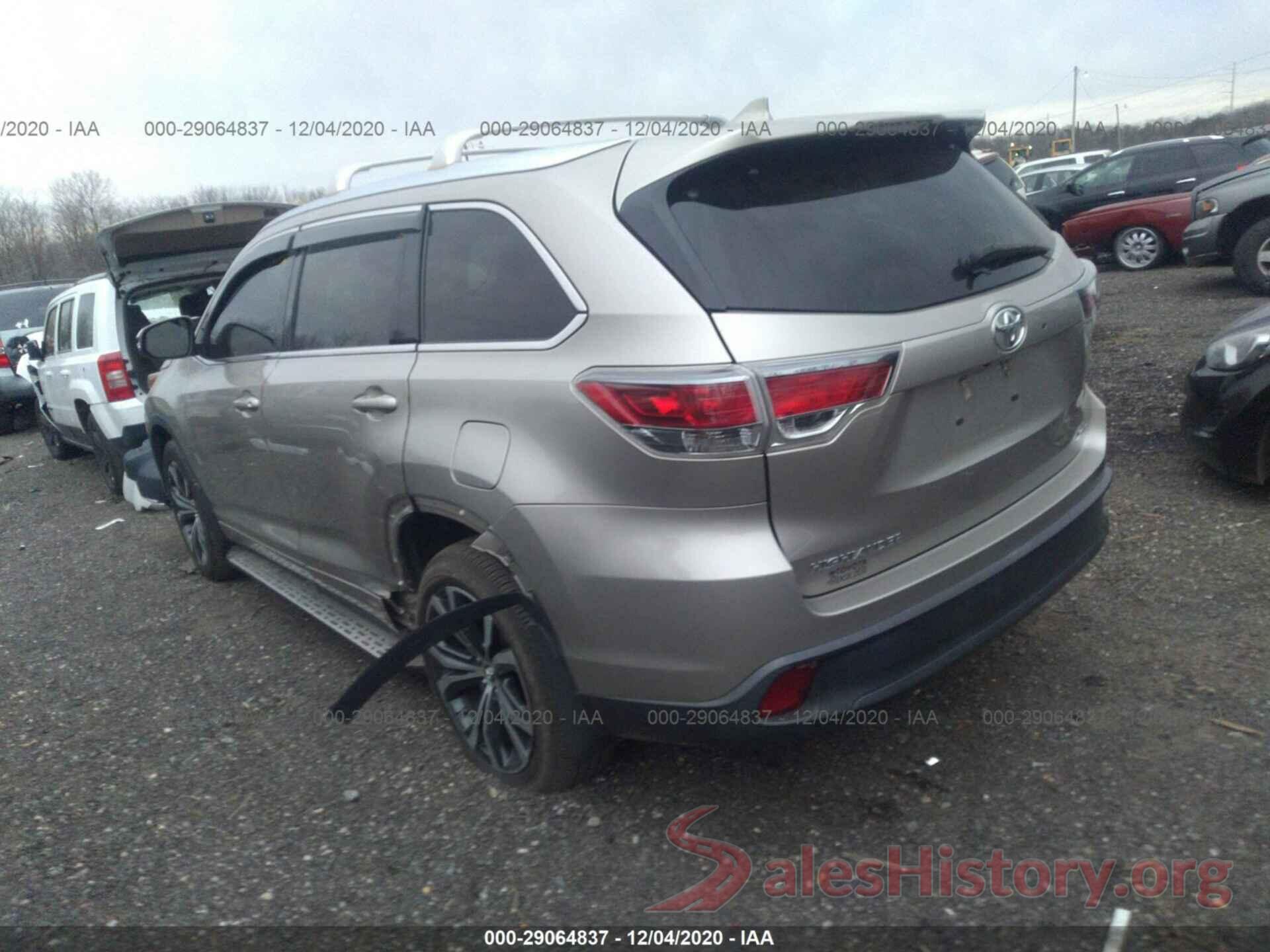 5TDKKRFH7GS126271 2016 TOYOTA HIGHLANDER