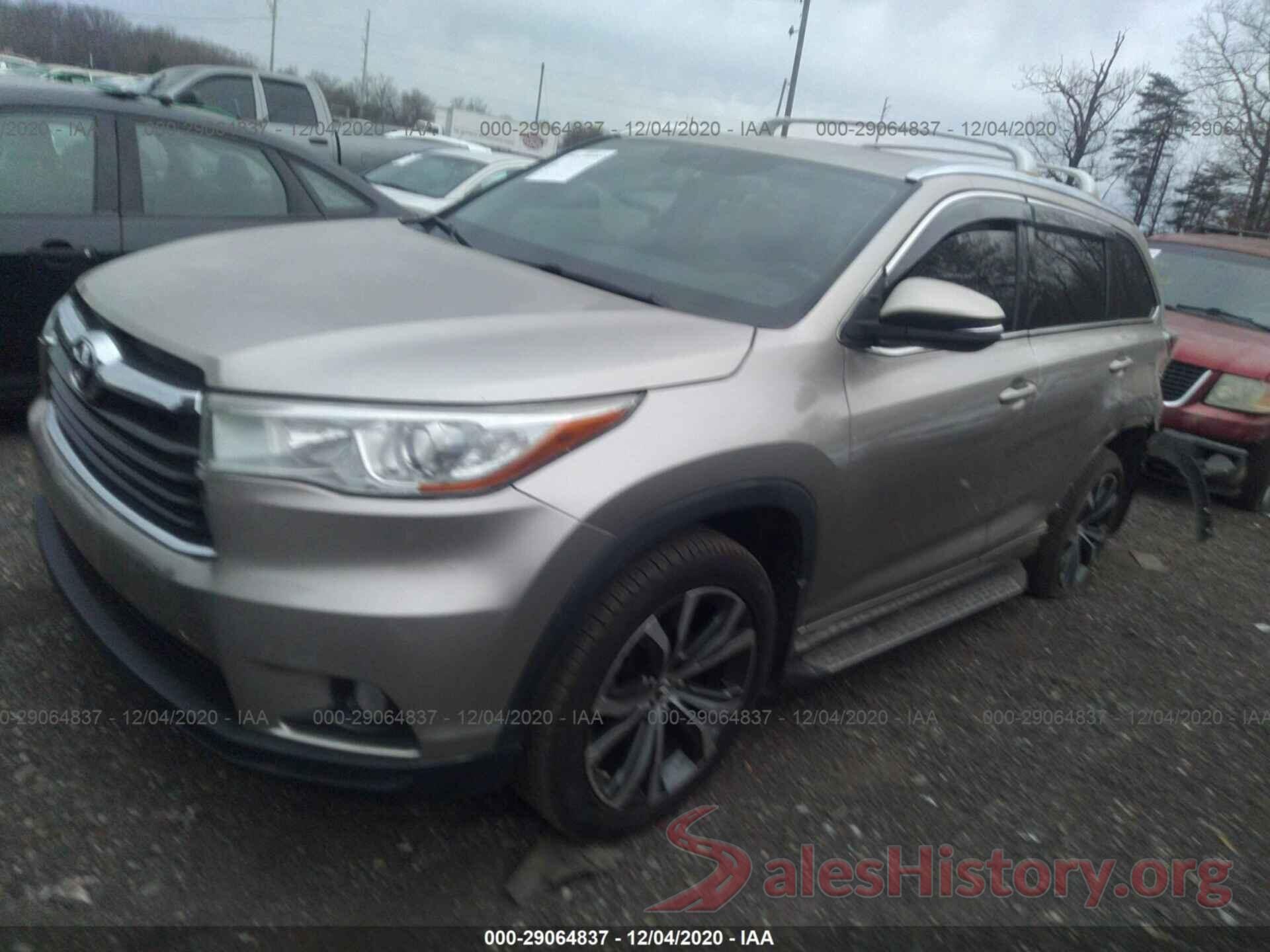 5TDKKRFH7GS126271 2016 TOYOTA HIGHLANDER