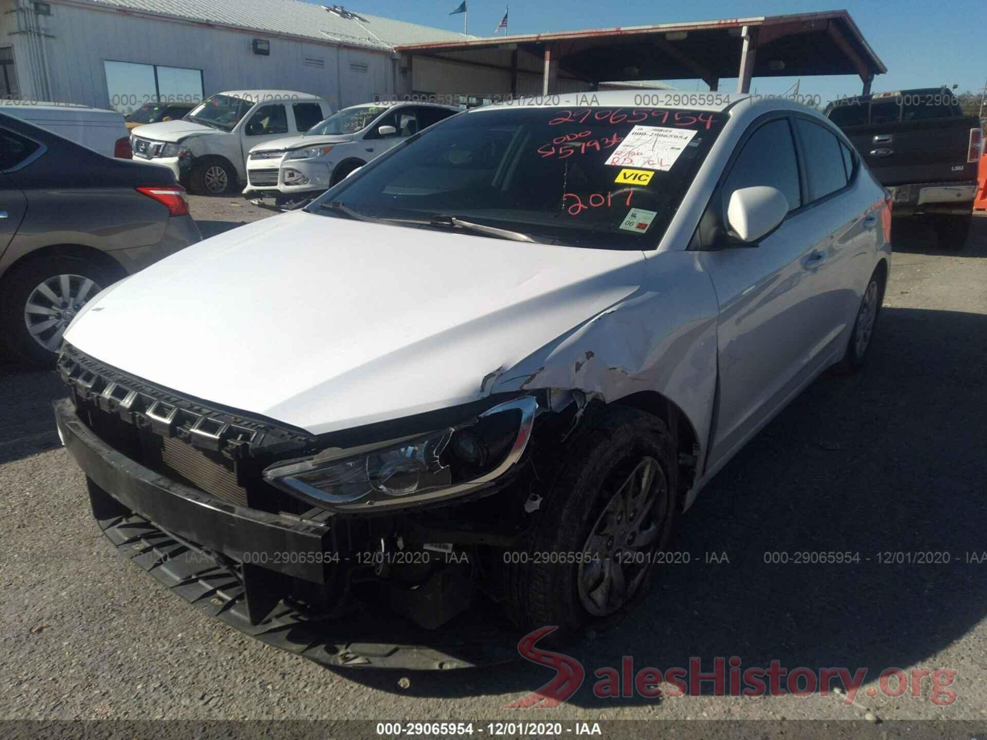 5NPD74LFXHH136543 2017 HYUNDAI ELANTRA