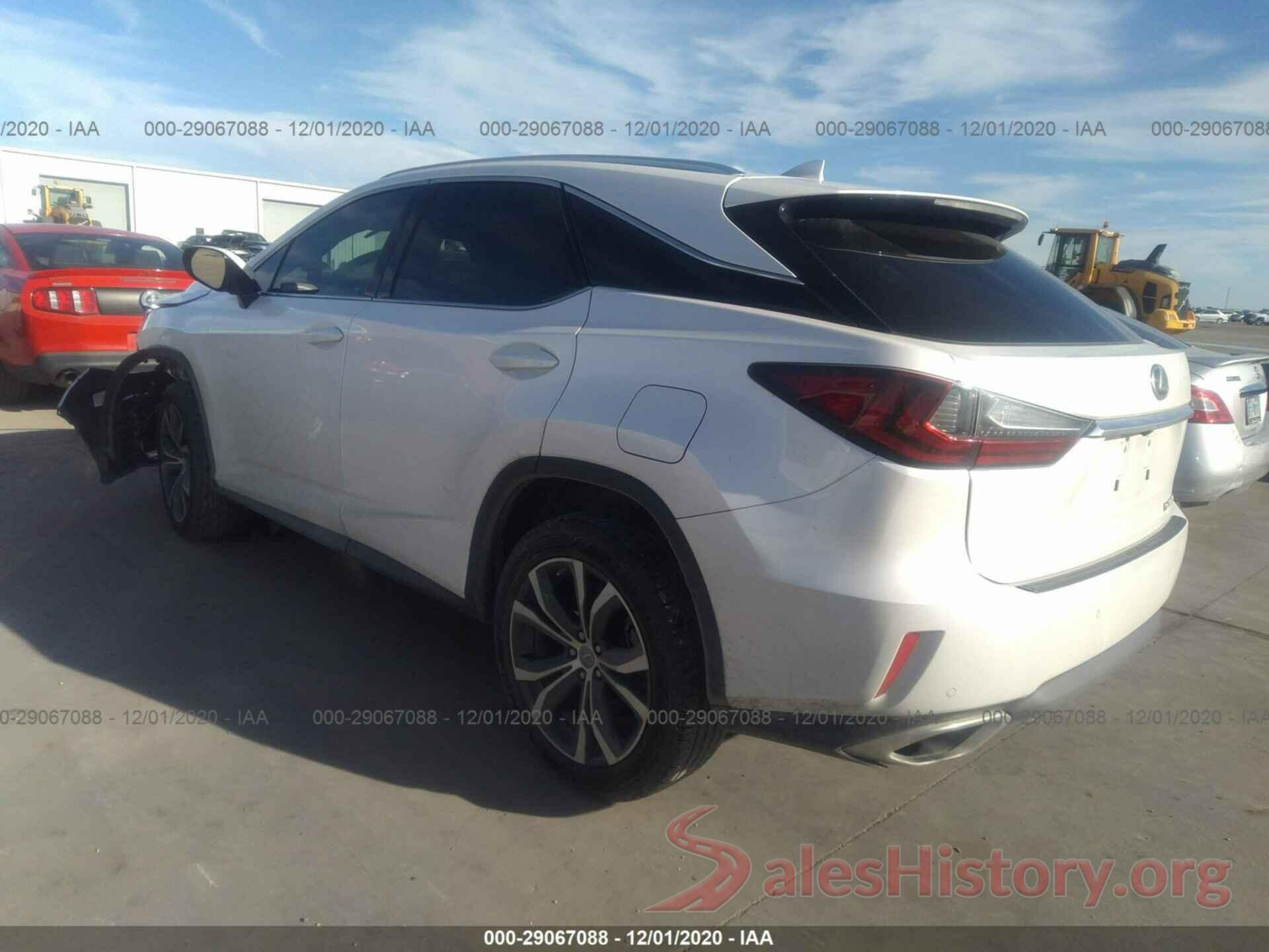 2T2ZZMCA6HC090664 2017 LEXUS RX