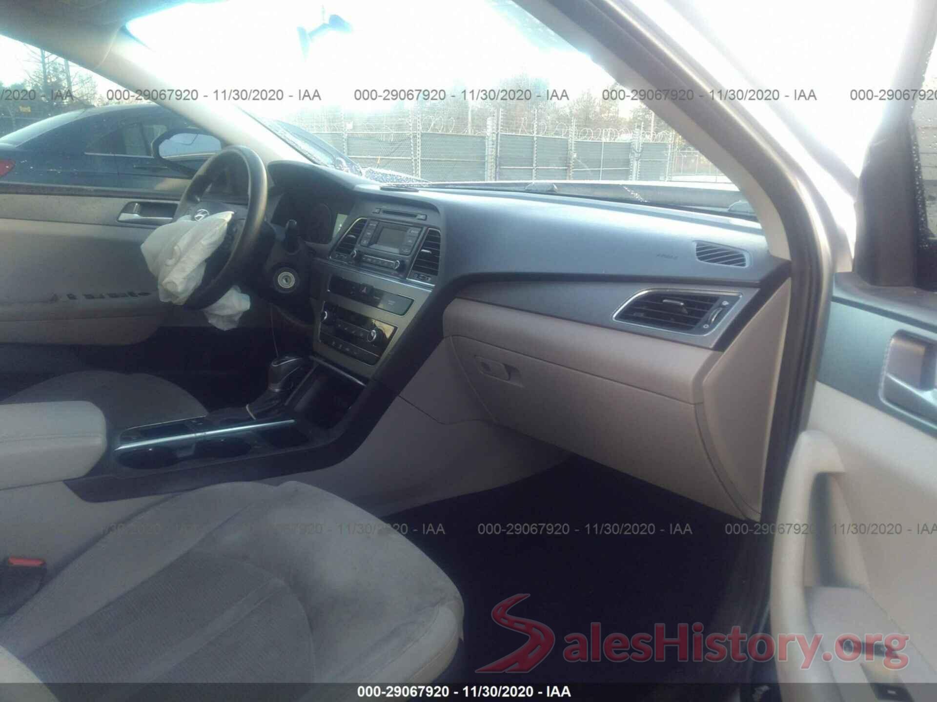 5NPE24AF0HH532664 2017 HYUNDAI SONATA