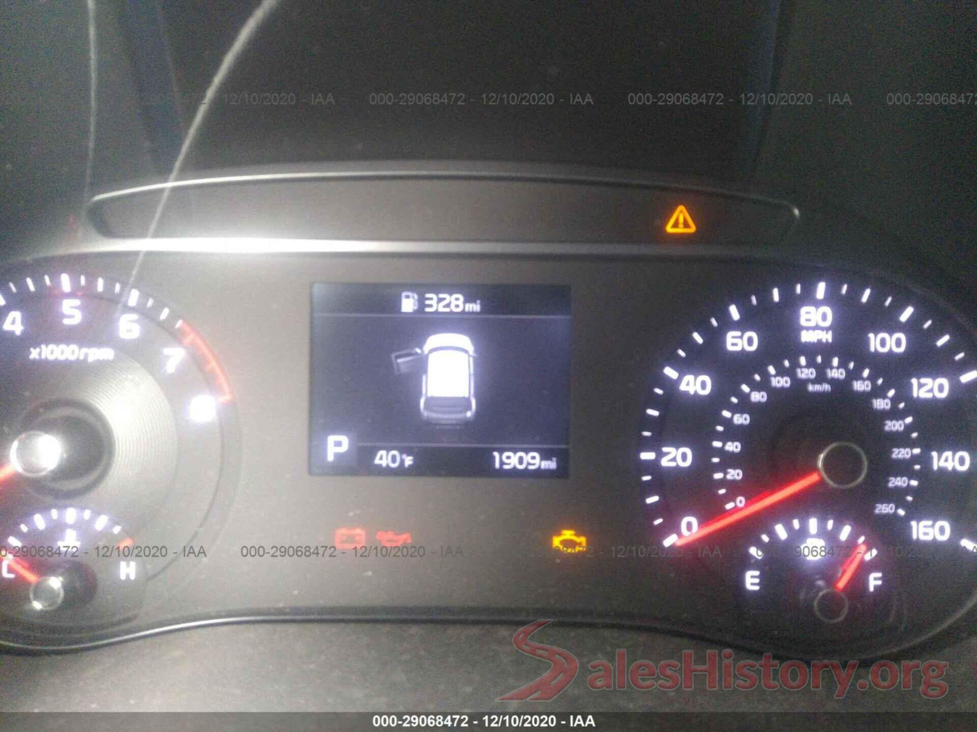 KNDJ23AU1L7124176 2020 KIA SOUL