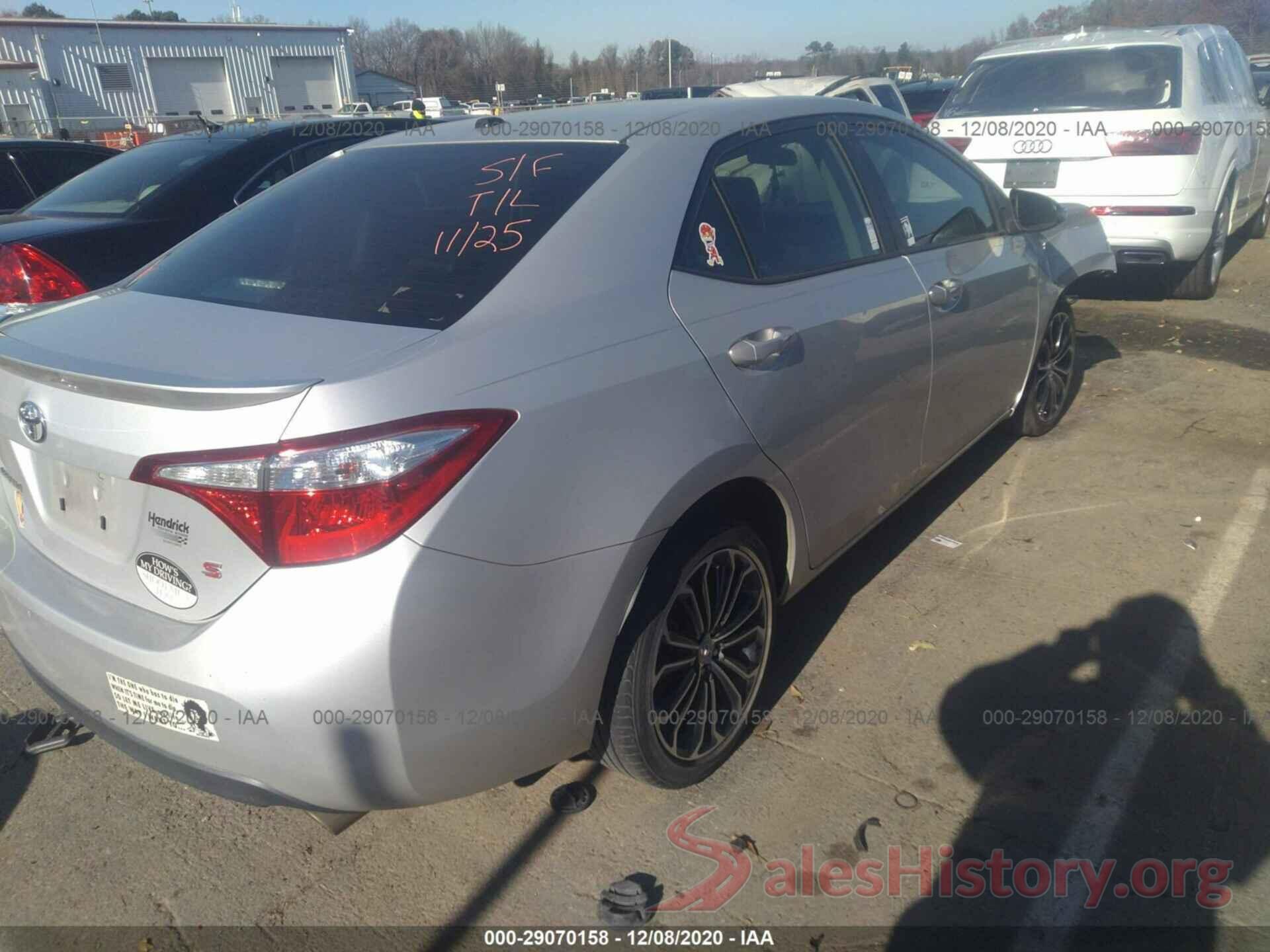 2T1BURHE4GC531719 2016 TOYOTA COROLLA