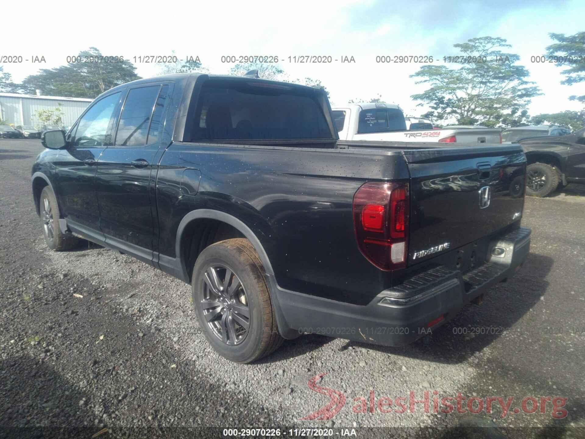 5FPYK3F1XHB013731 2017 HONDA RIDGELINE