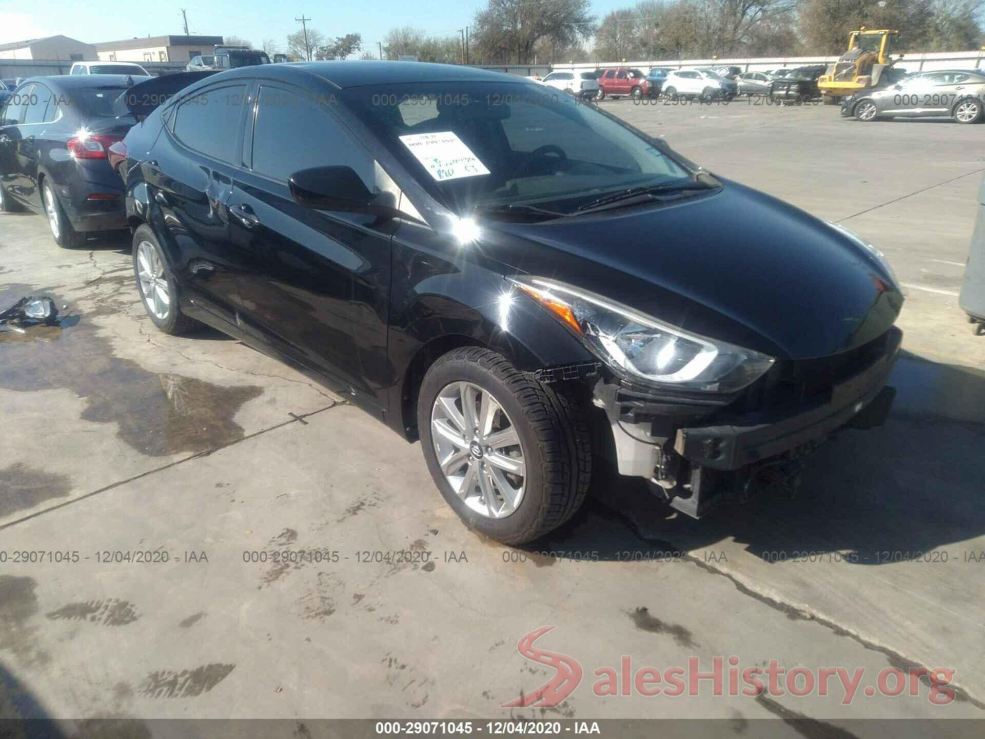 KMHDH4AE0GU479398 2016 HYUNDAI ELANTRA