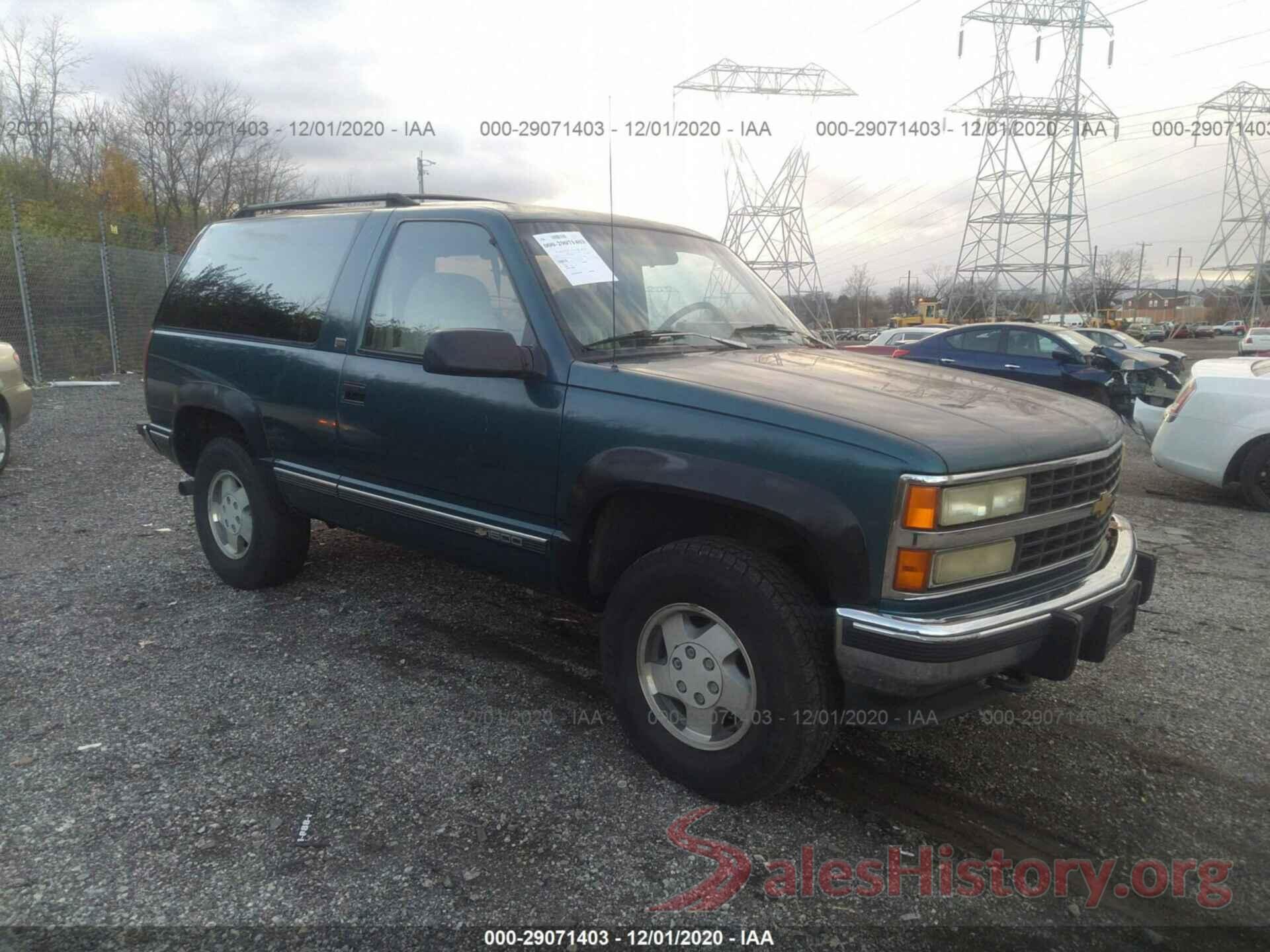 1GNEK18K4NJ340160 1992 CHEVROLET BLAZER