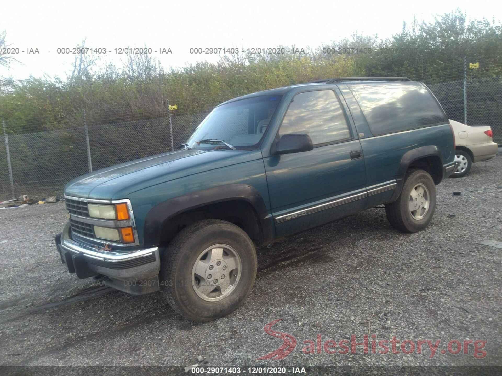 1GNEK18K4NJ340160 1992 CHEVROLET BLAZER