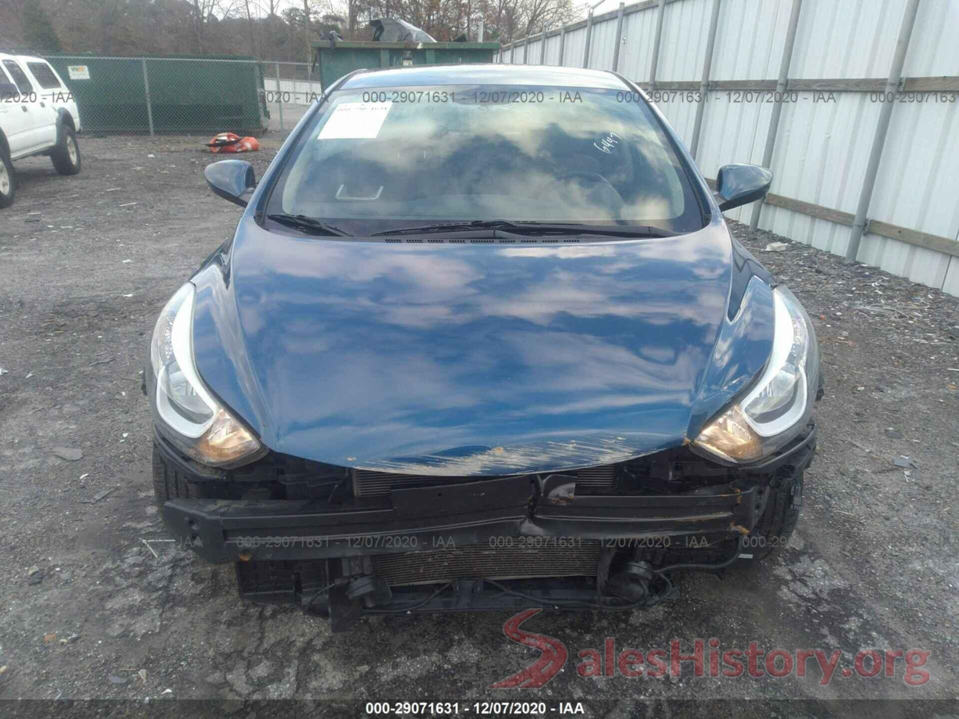 KMHDH4AE2GU570401 2016 HYUNDAI ELANTRA