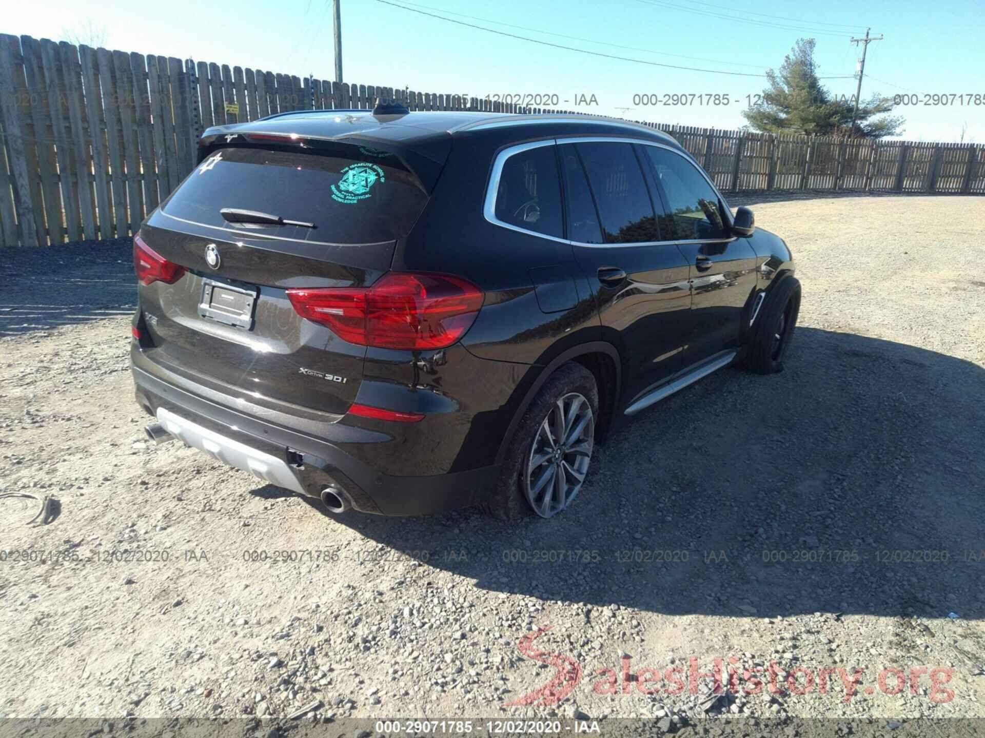 5UXTR9C52KLP85913 2019 BMW X3